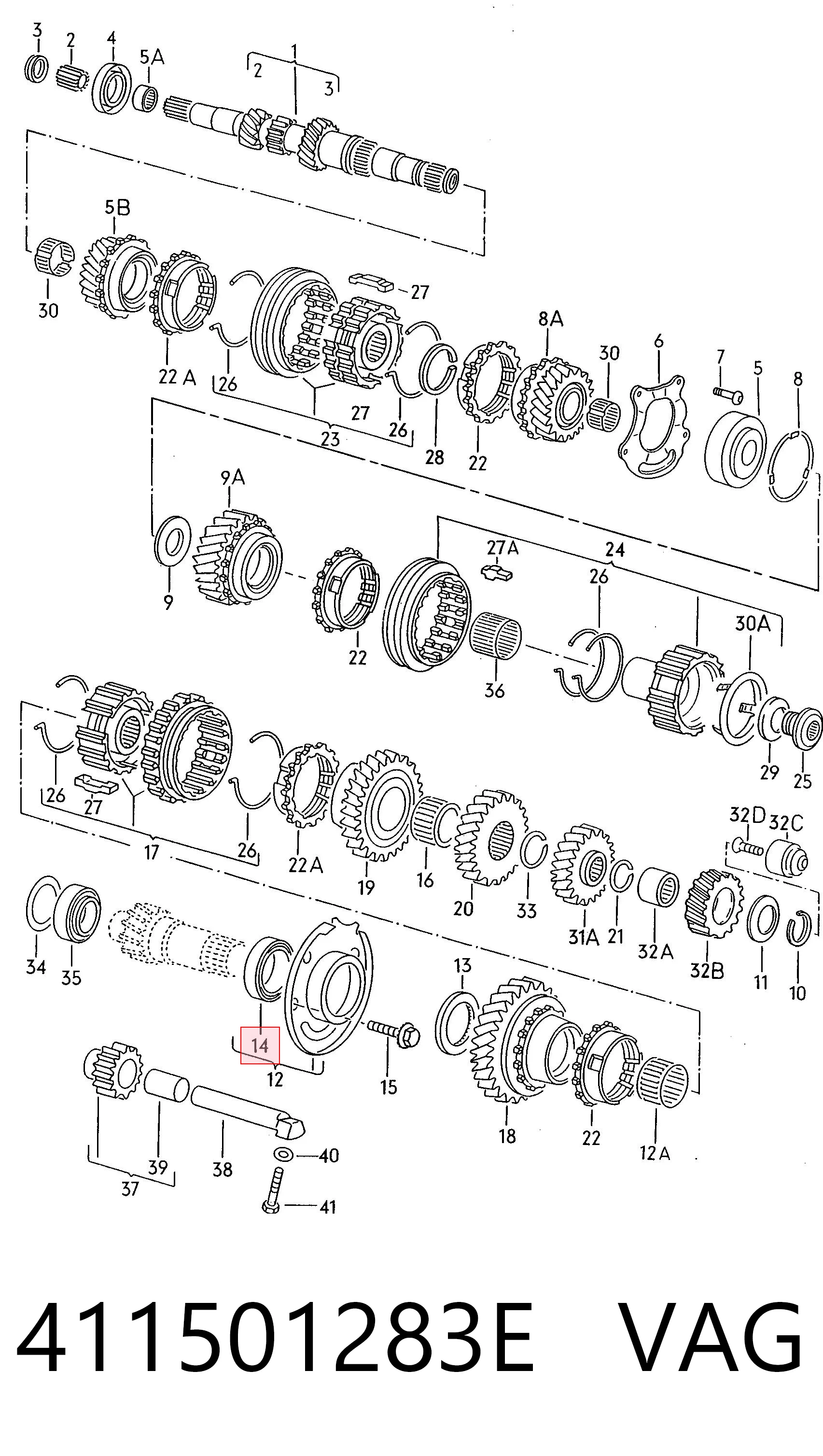 411501283E VAG