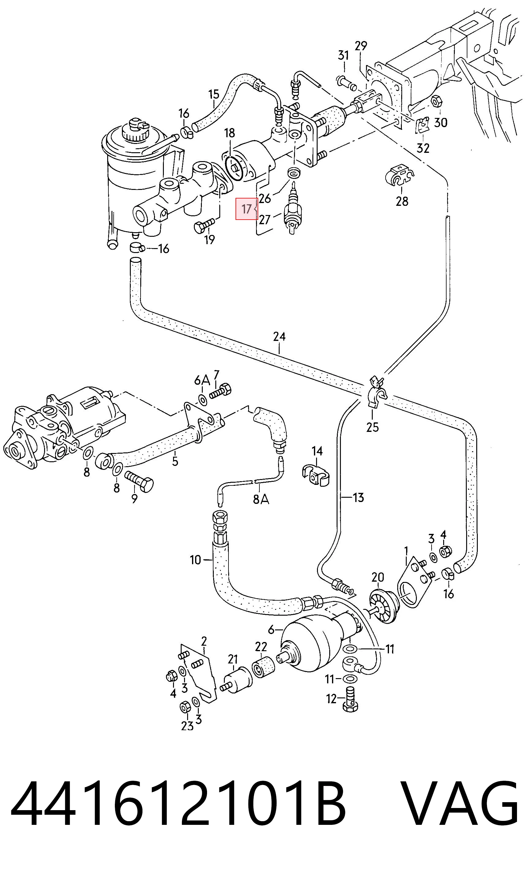 Servofreno para Audi 80 8C2