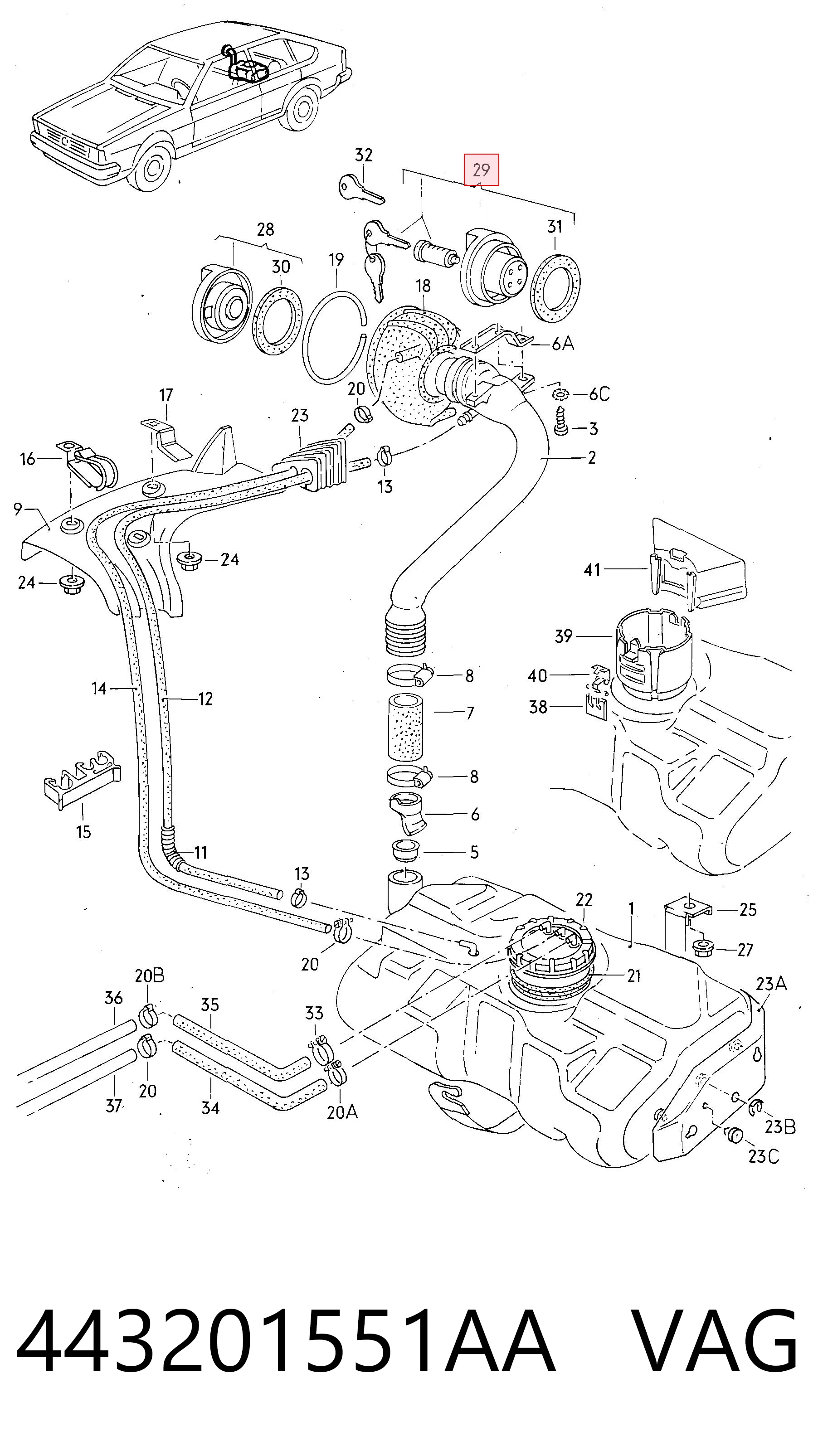 443201551AA VAG
