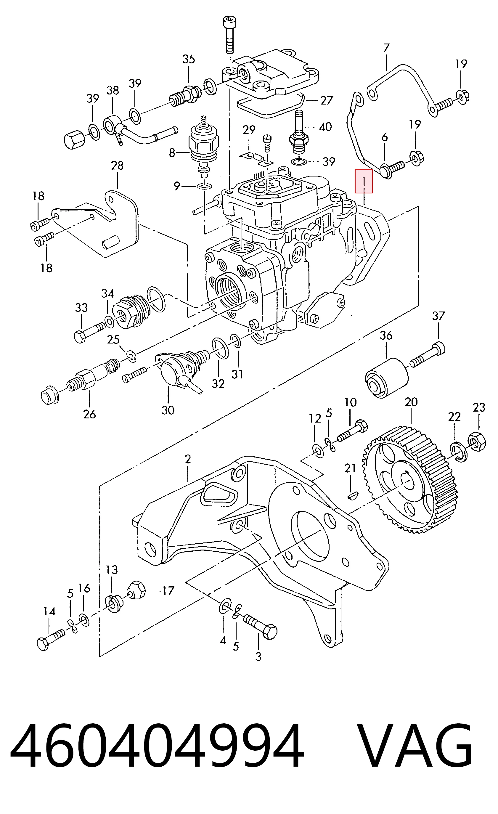 Bomba de alta presión de combustible Audi A6 C4 familiar (4A5) (1994 - 1998) precio, desde 201,83 EUR