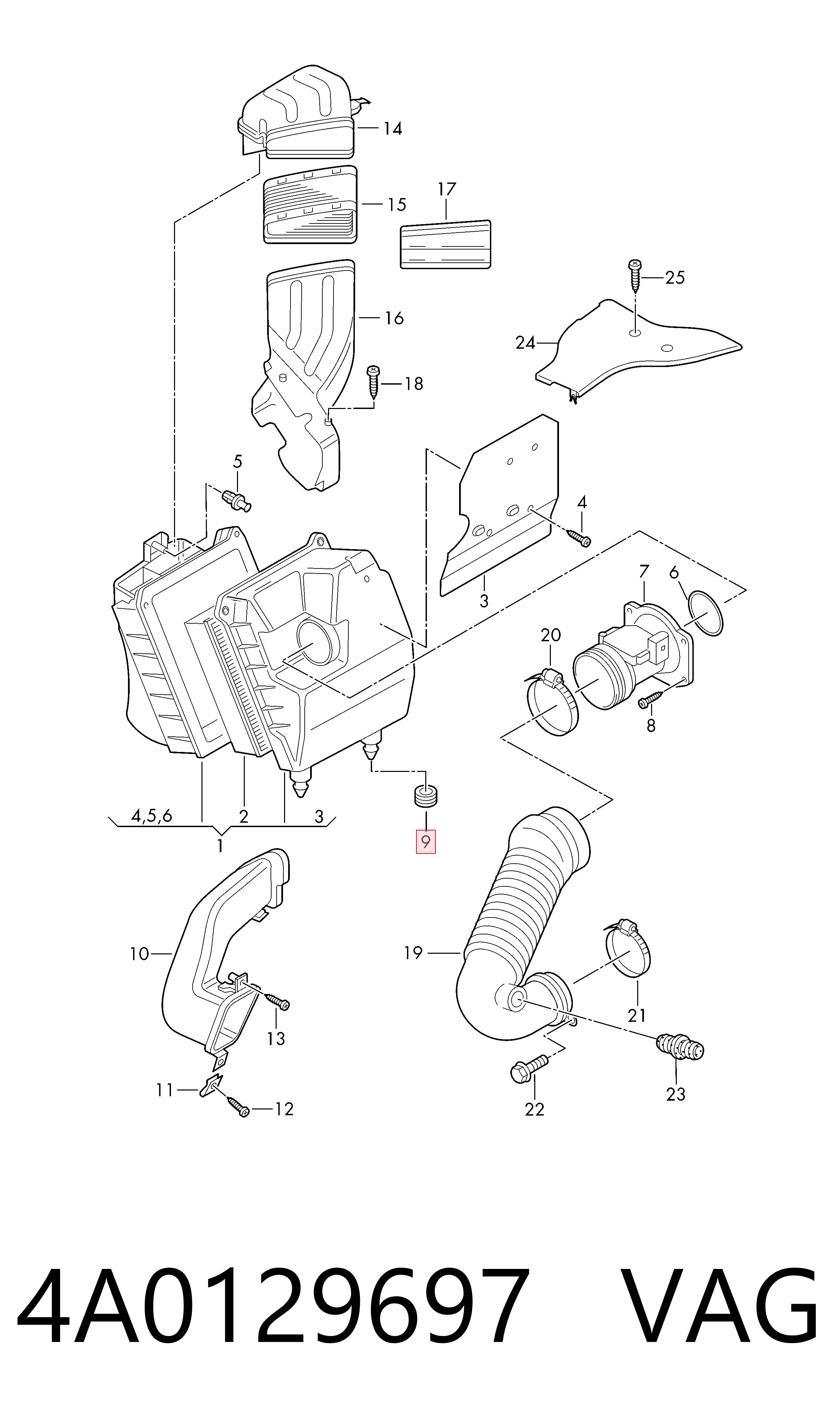 4A0129697 VAG