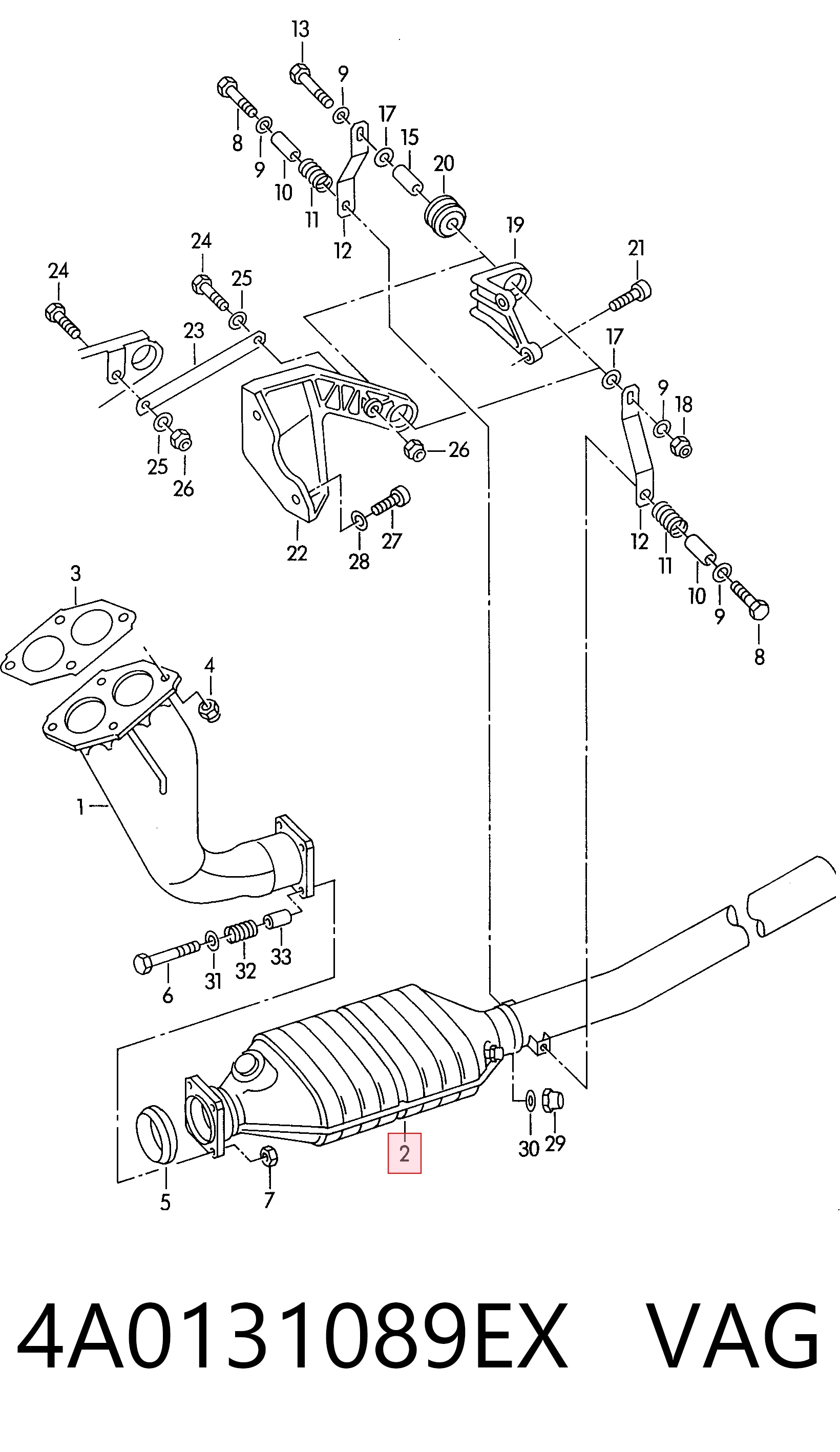 4A0131089EX VAG