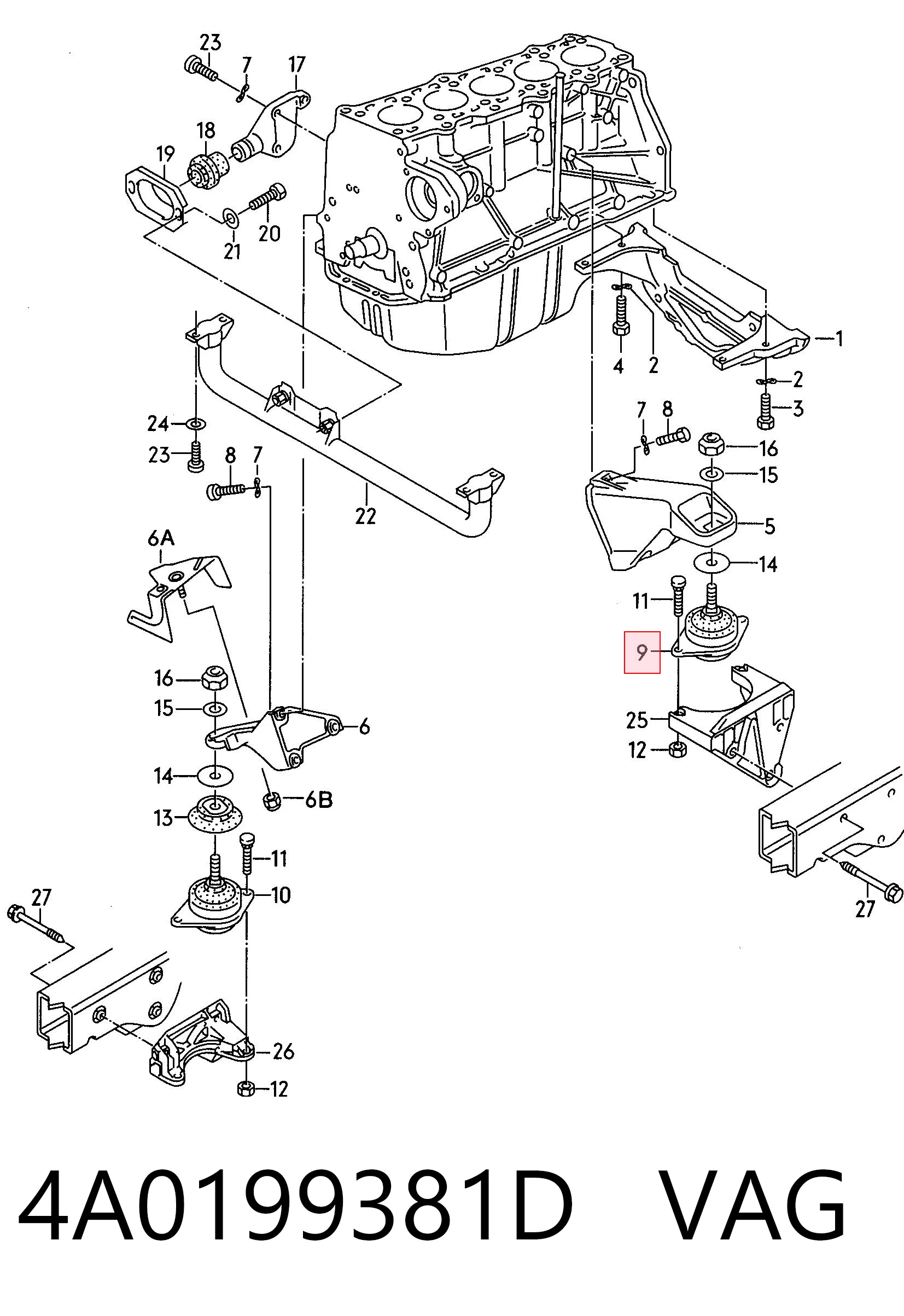 4A0199381D VAG