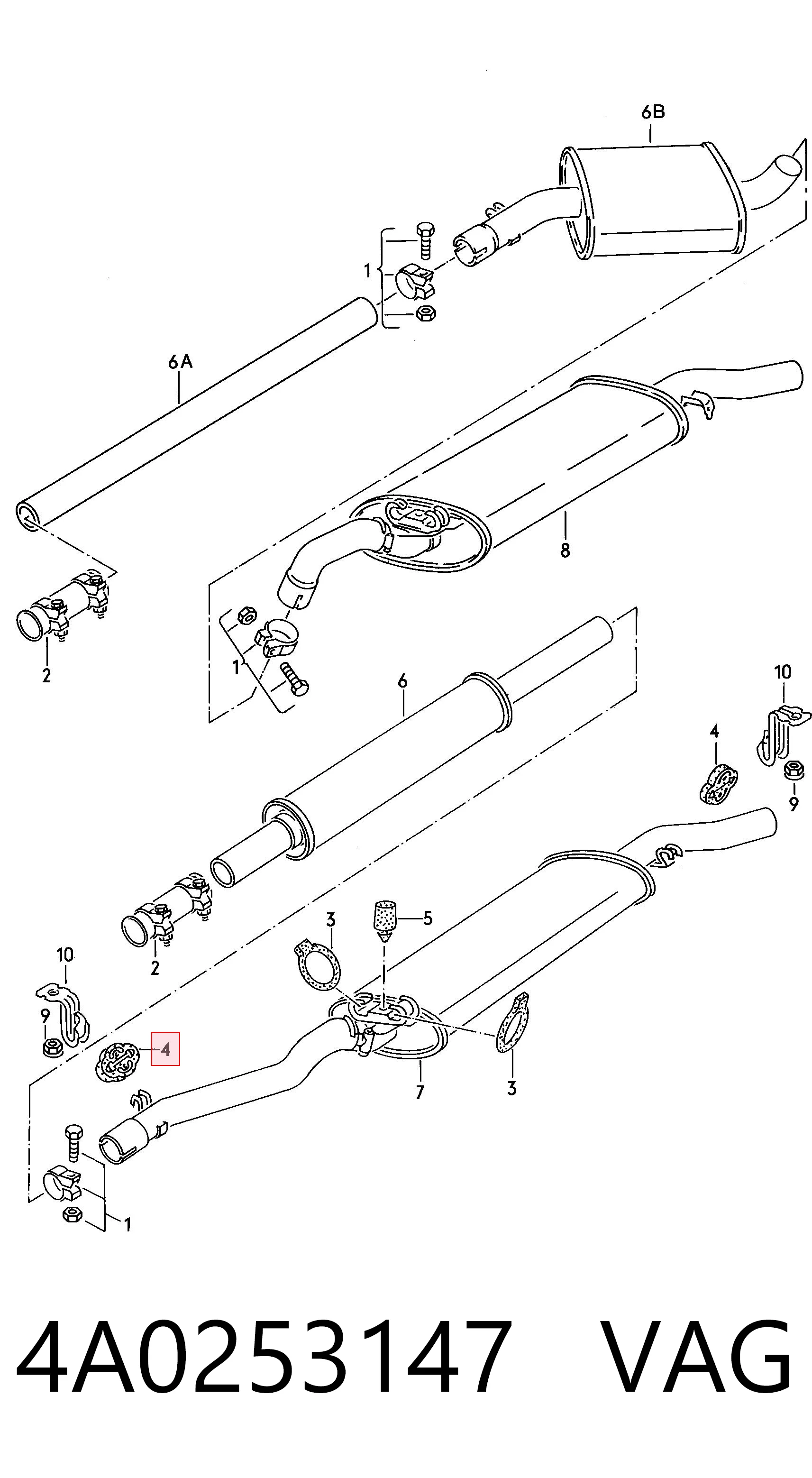 4A0253147 VAG