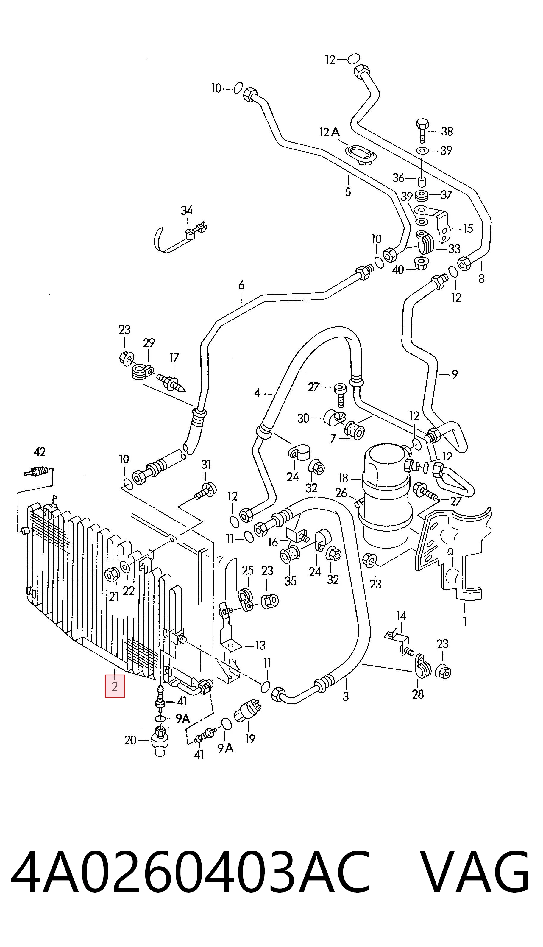 Comprar Condensador de aire acondicionado A6  4A5