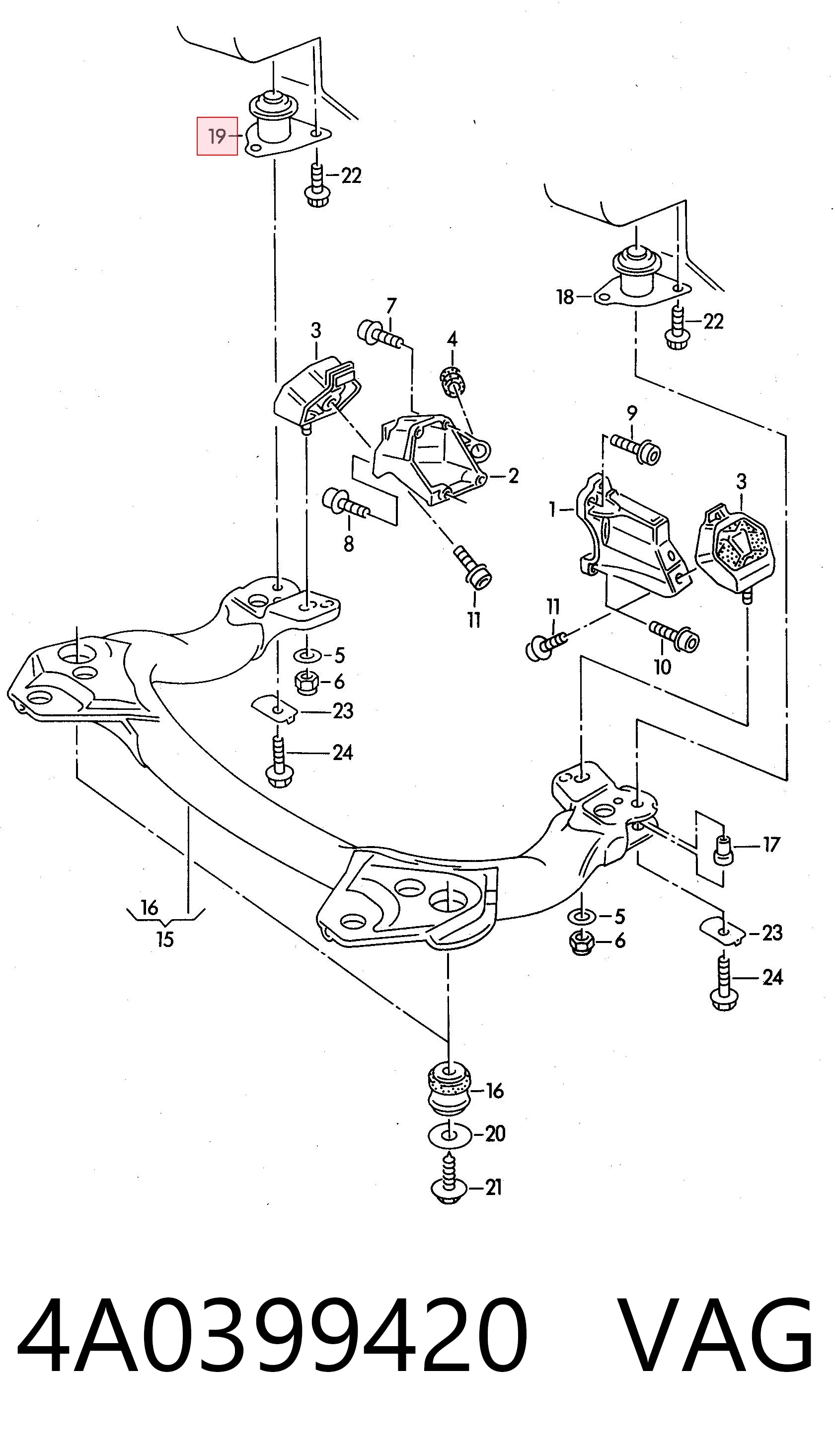 4A0399420 VAG
