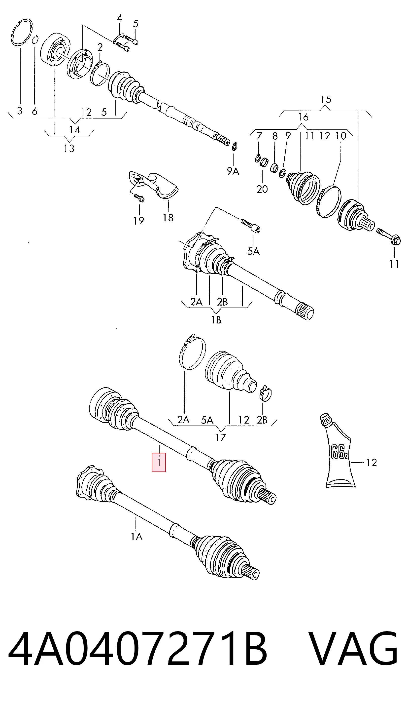 4A0407271B VAG