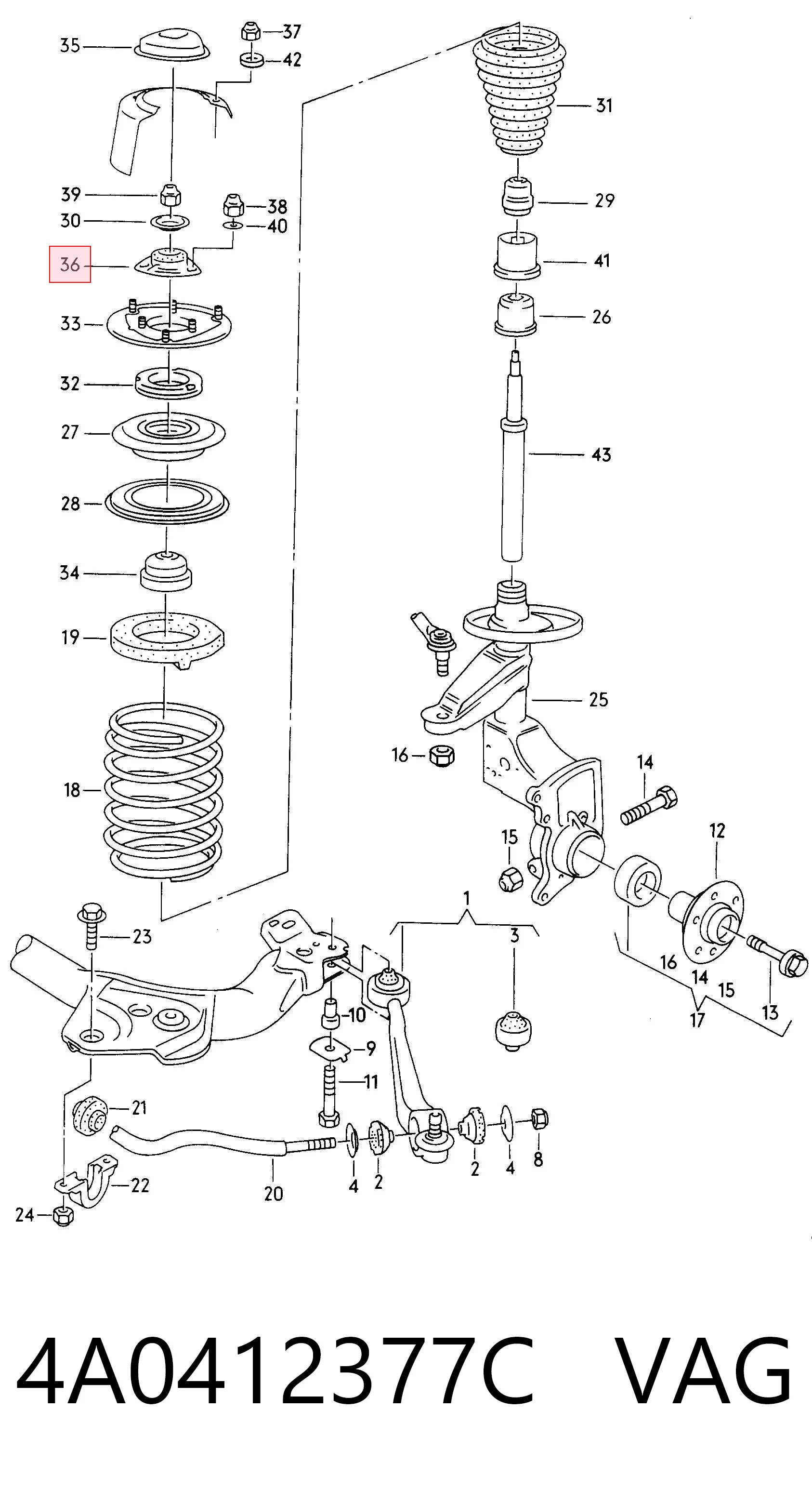 4A0412377C VAG