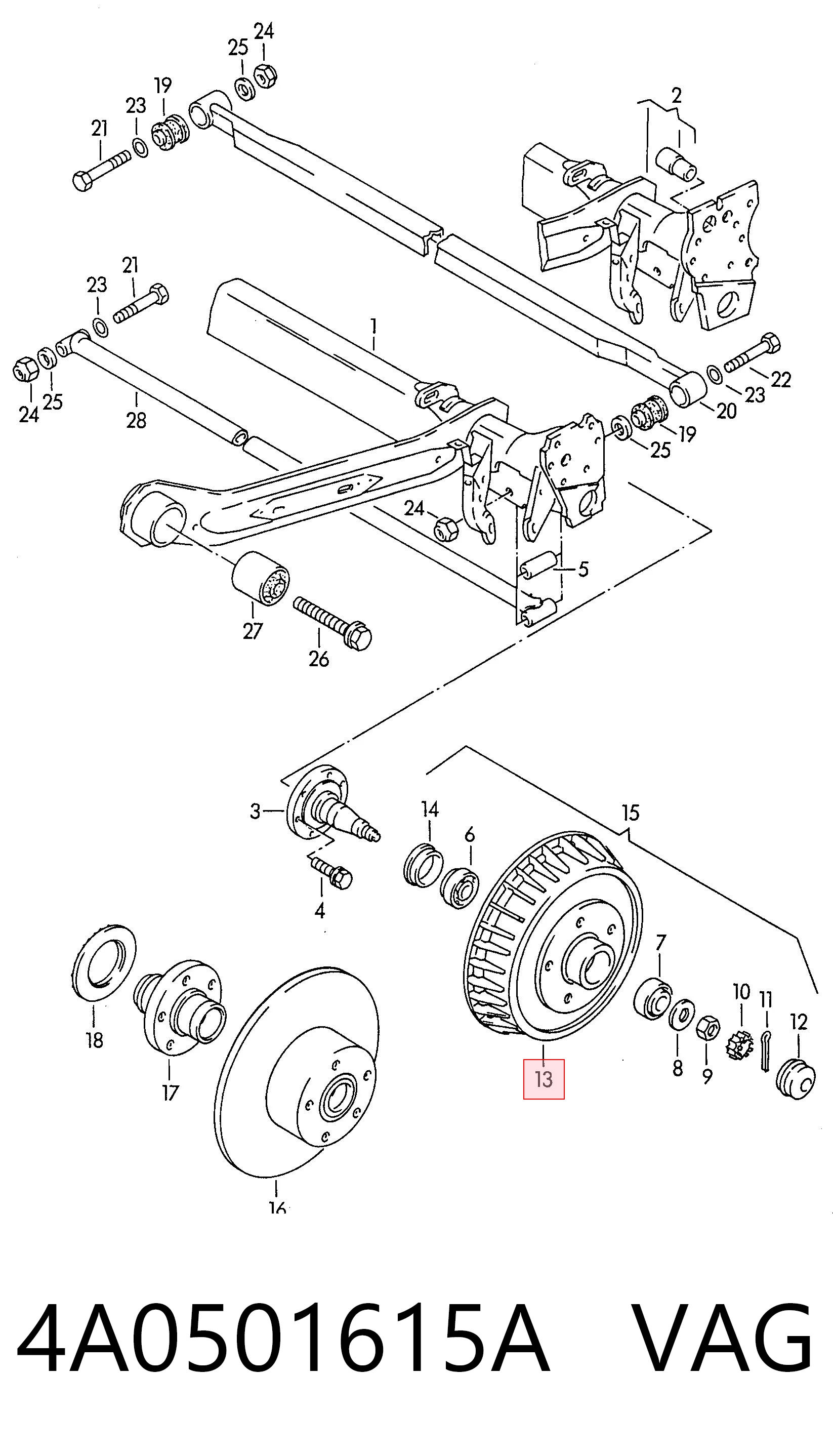 4A0501615A VAG