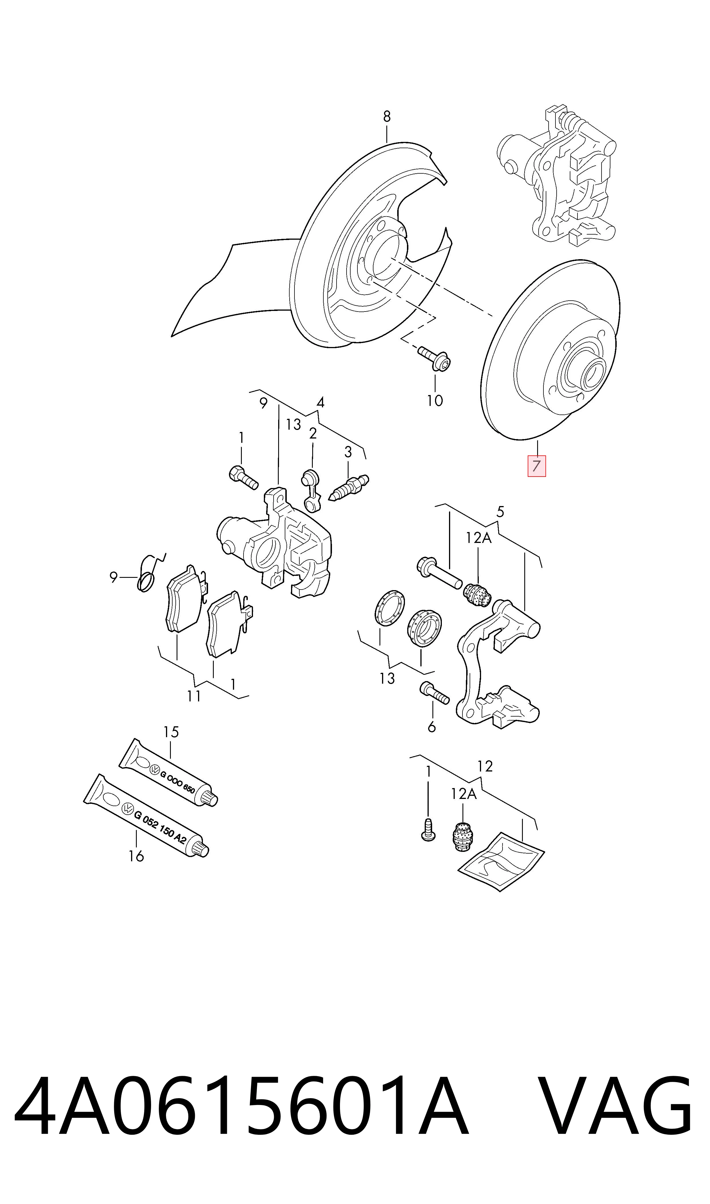 4A0615601A VAG