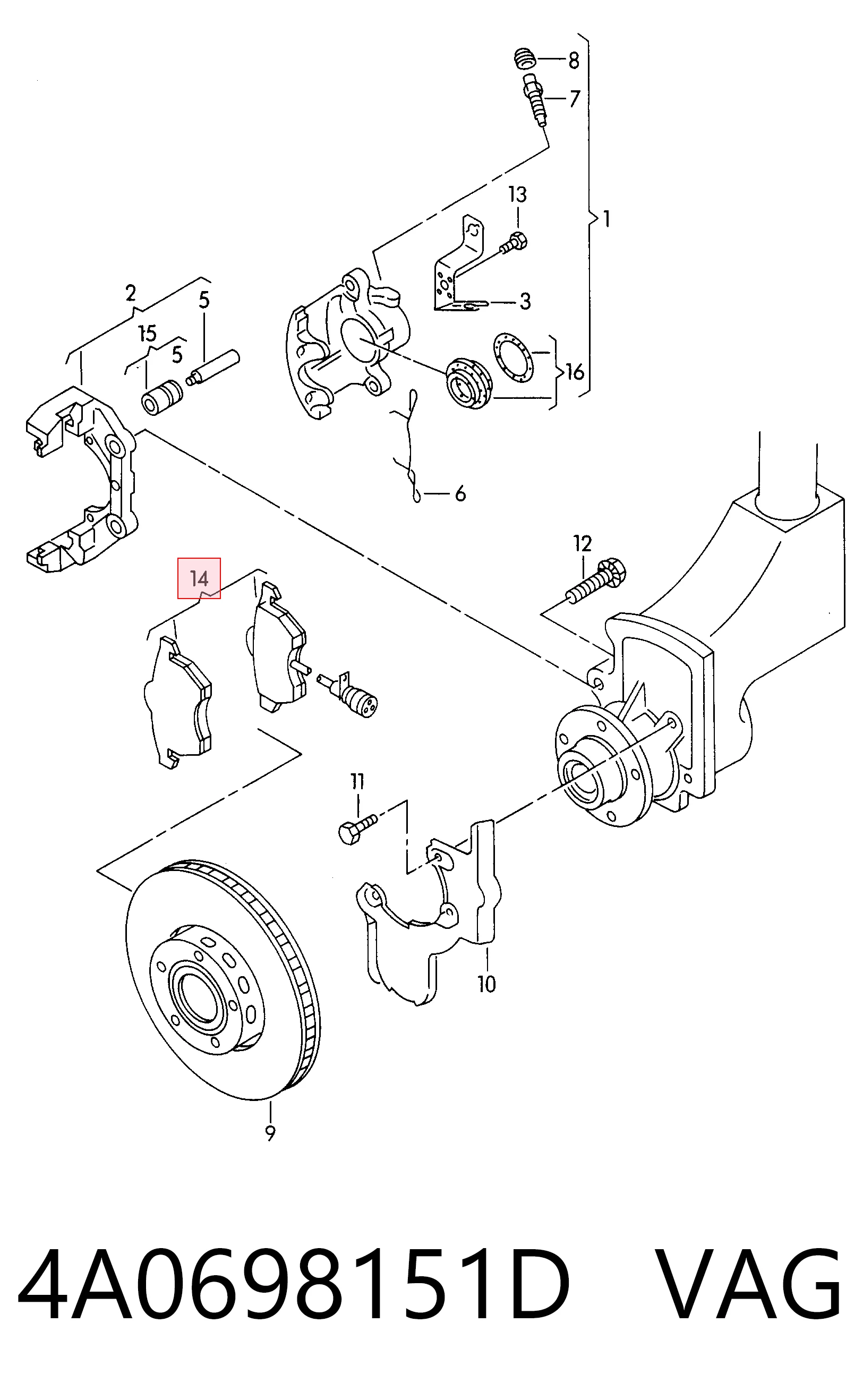 4A0698151D VAG
