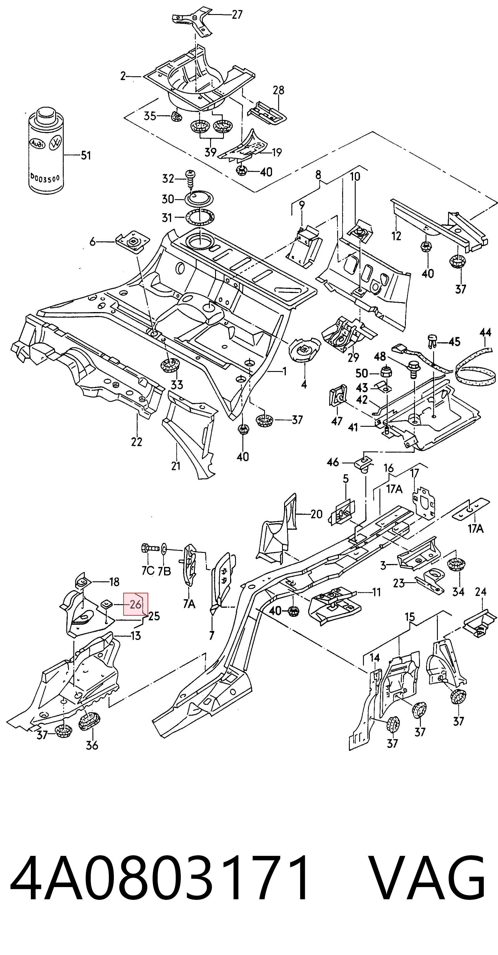 4A0803171 VAG