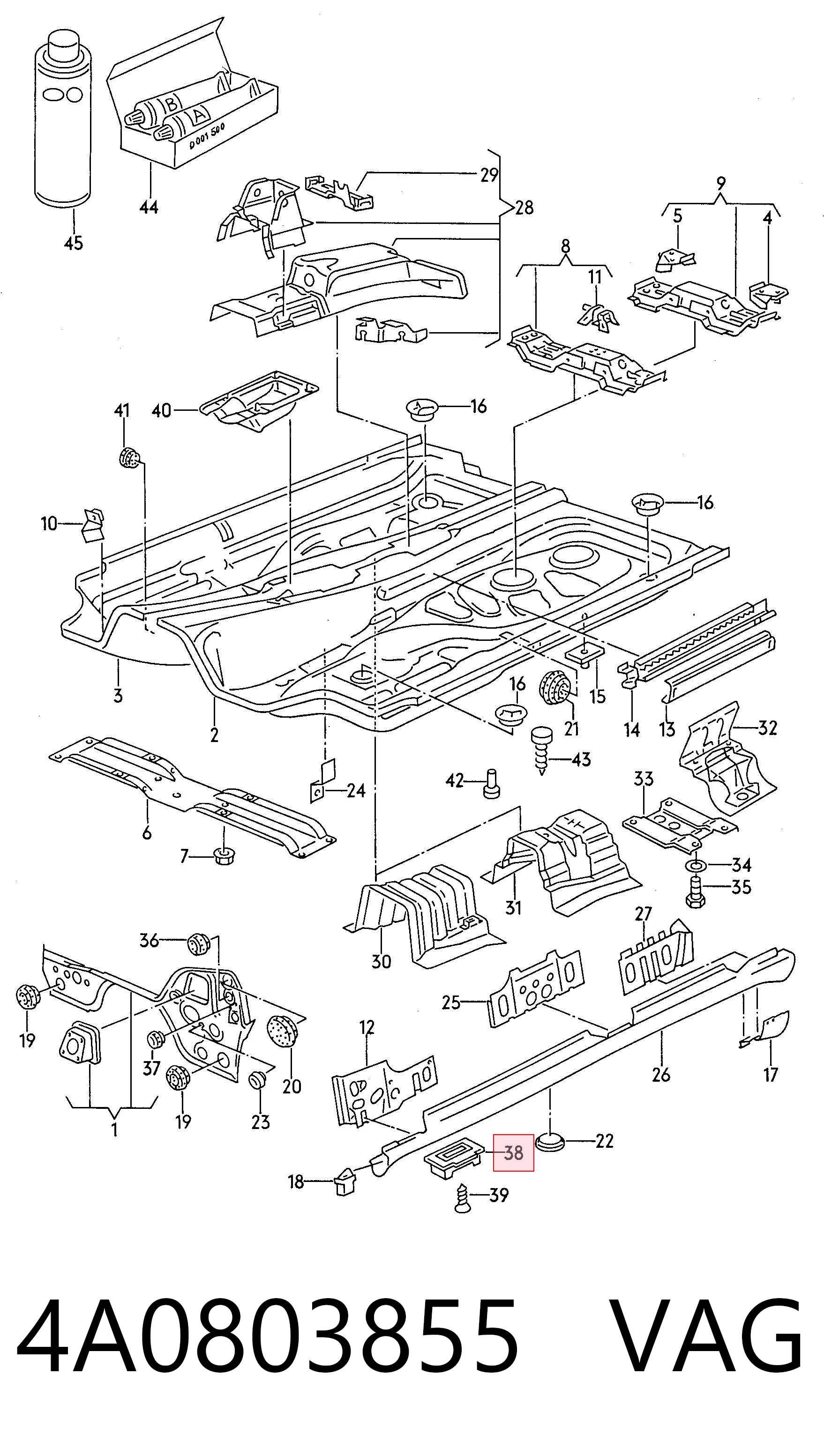 4A0803855 VAG