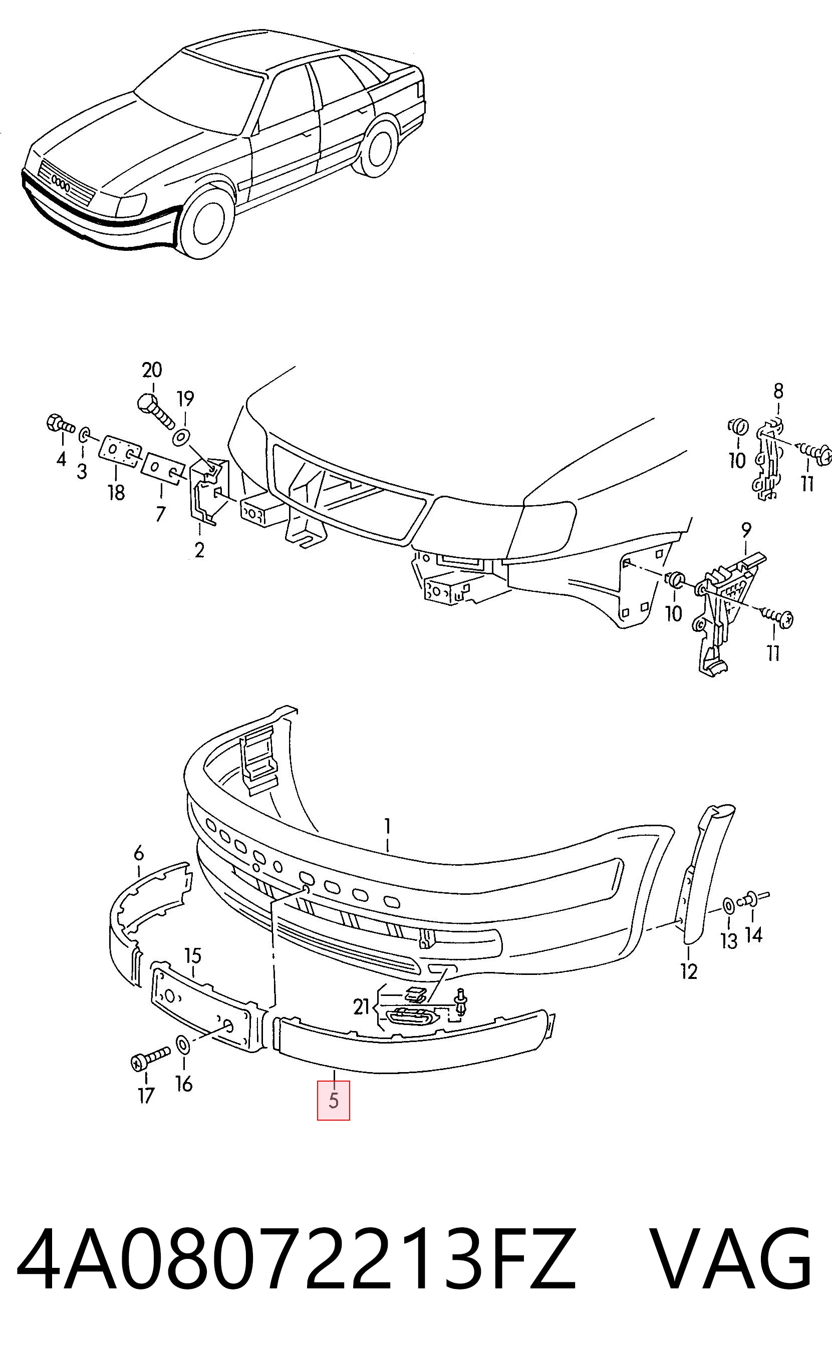 4A08072213FZ VAG