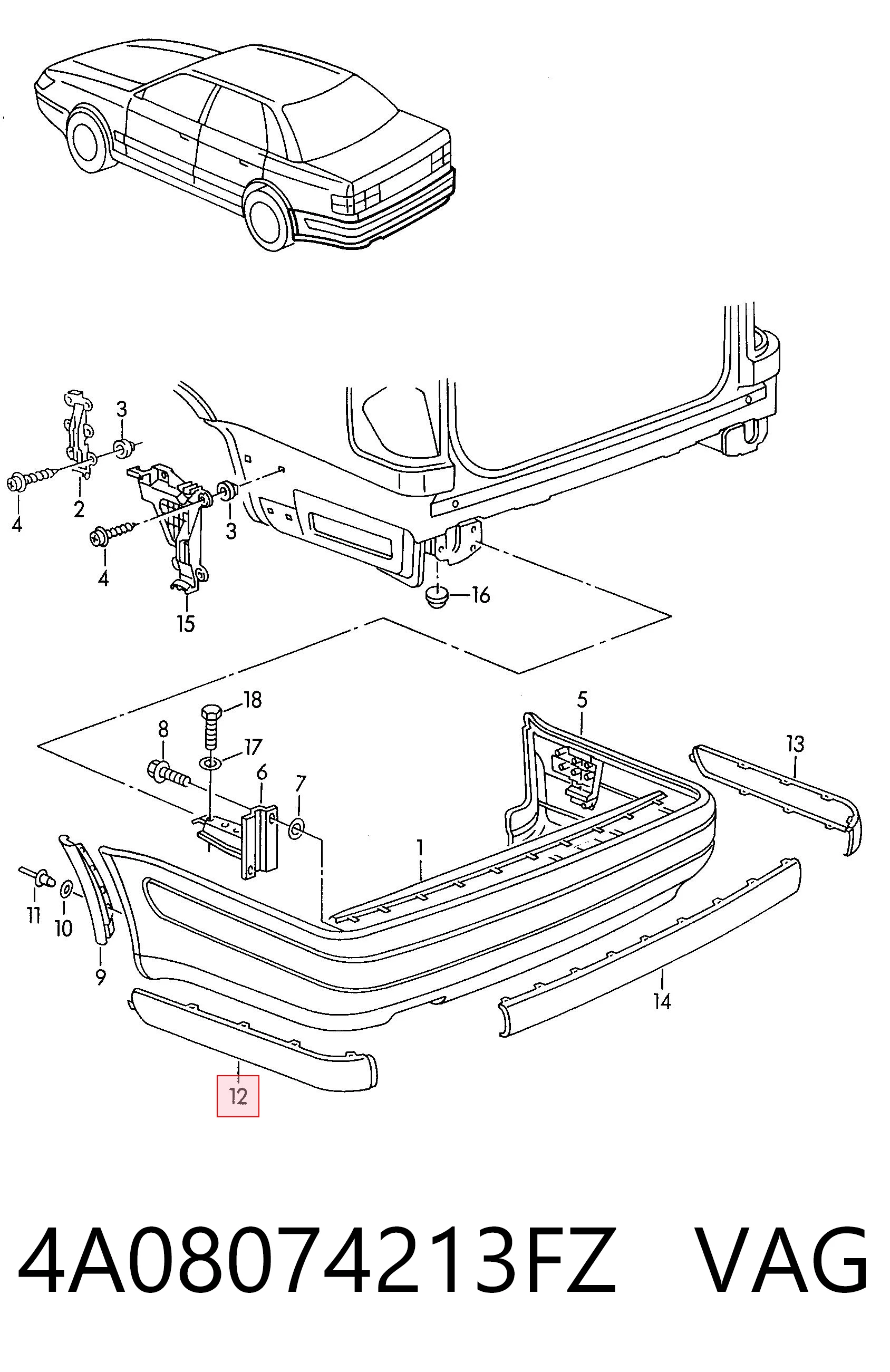 4A08074213FZ VAG