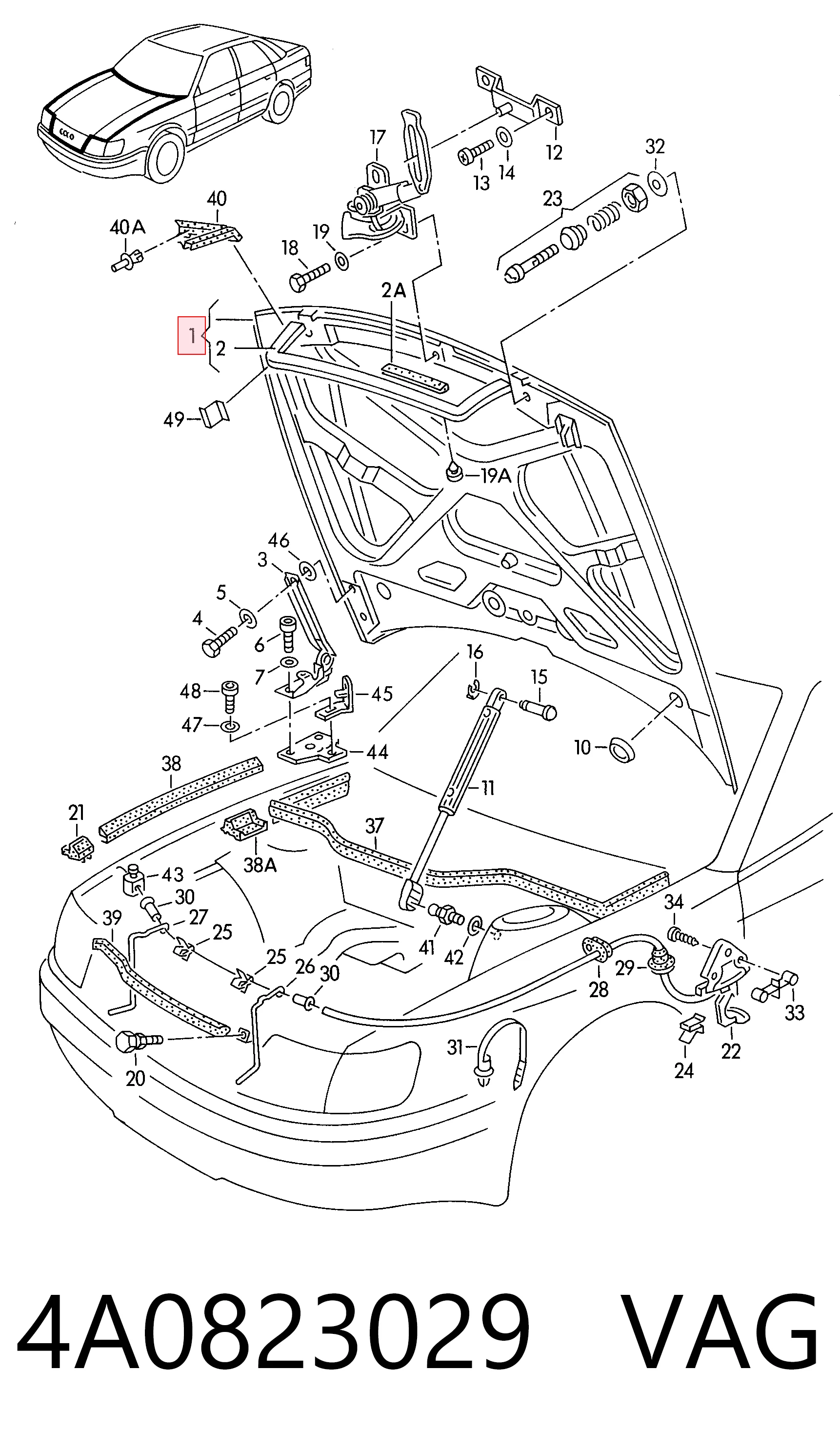 4A0823029 VAG