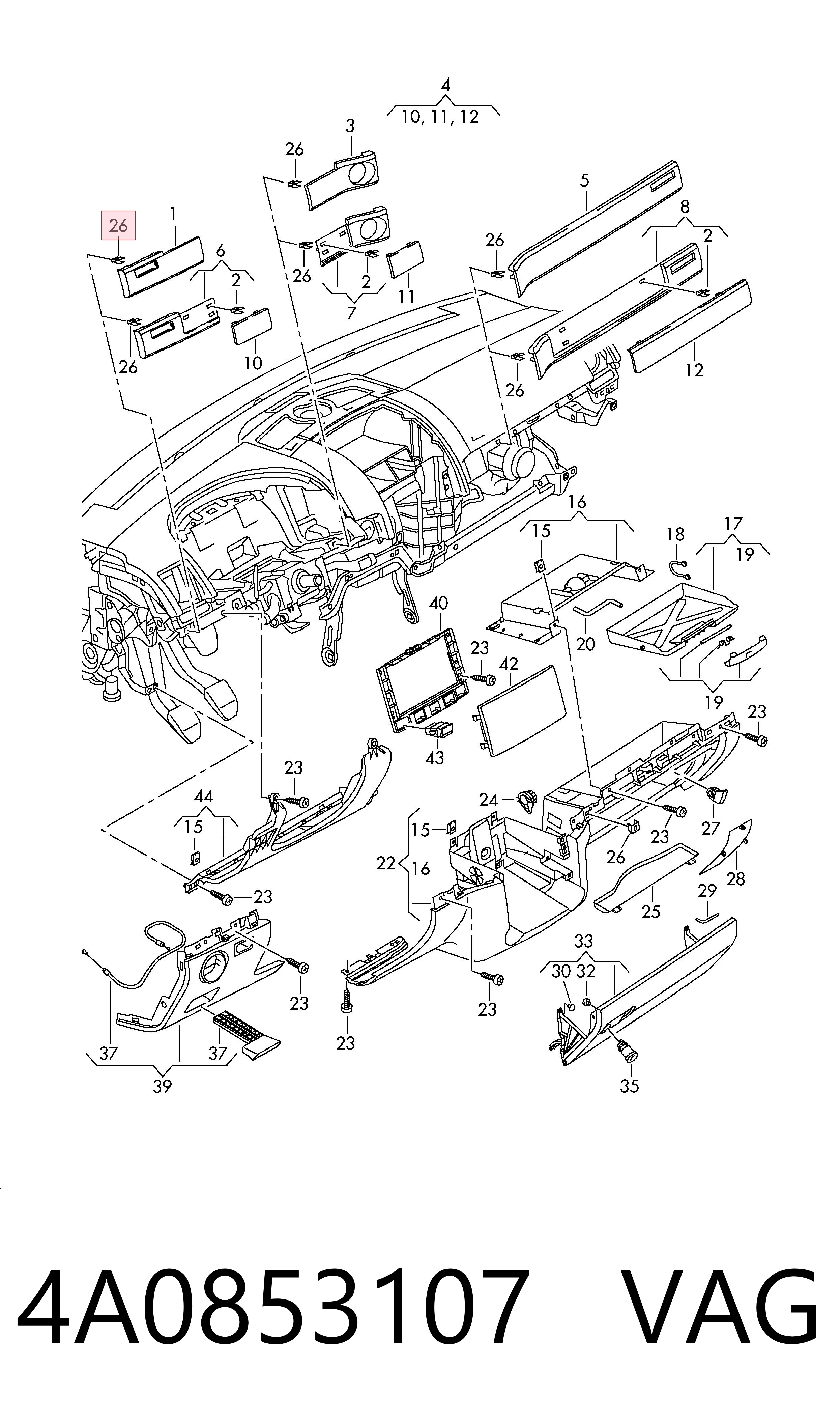 4A0853107 VAG 