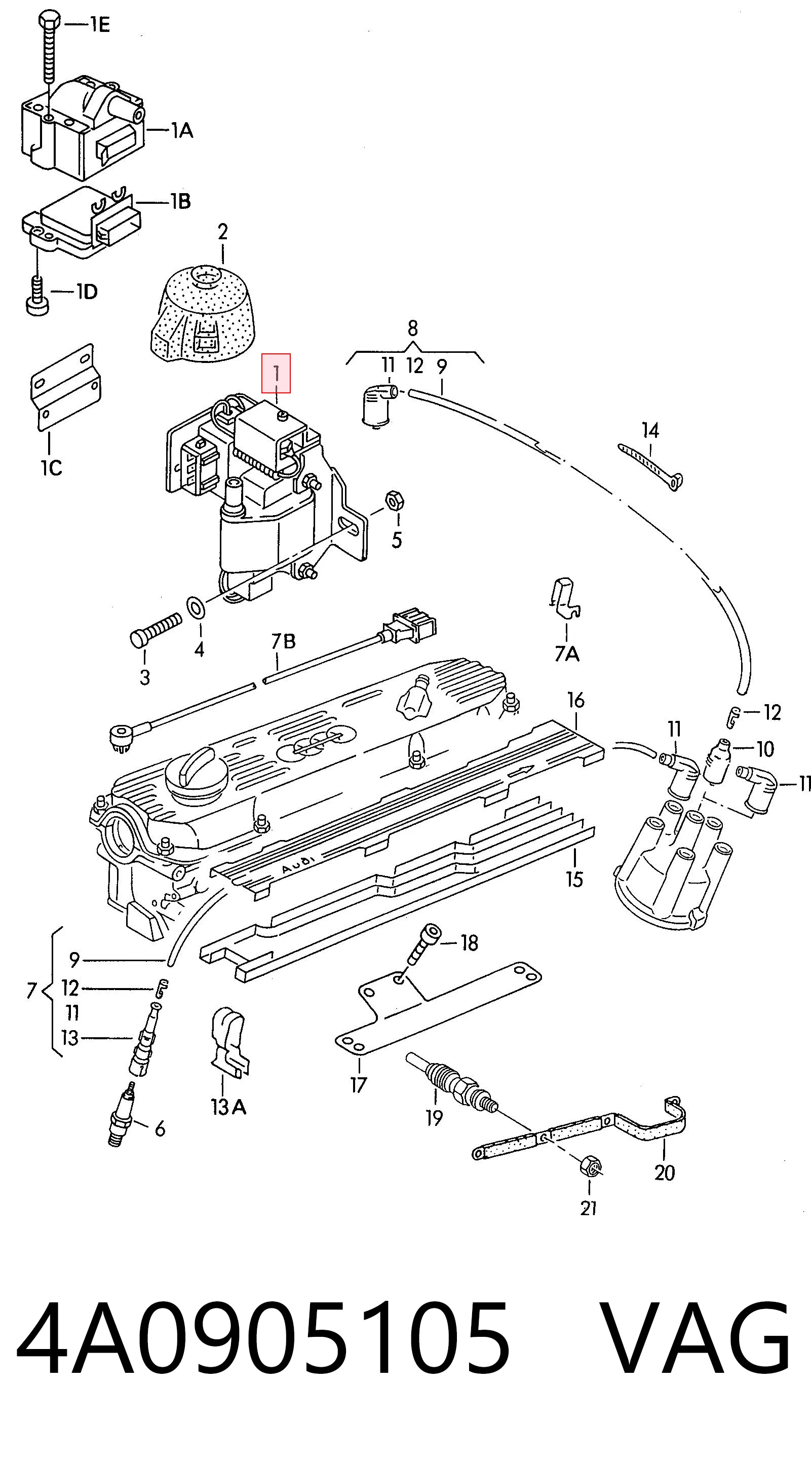 4A0905105 VAG