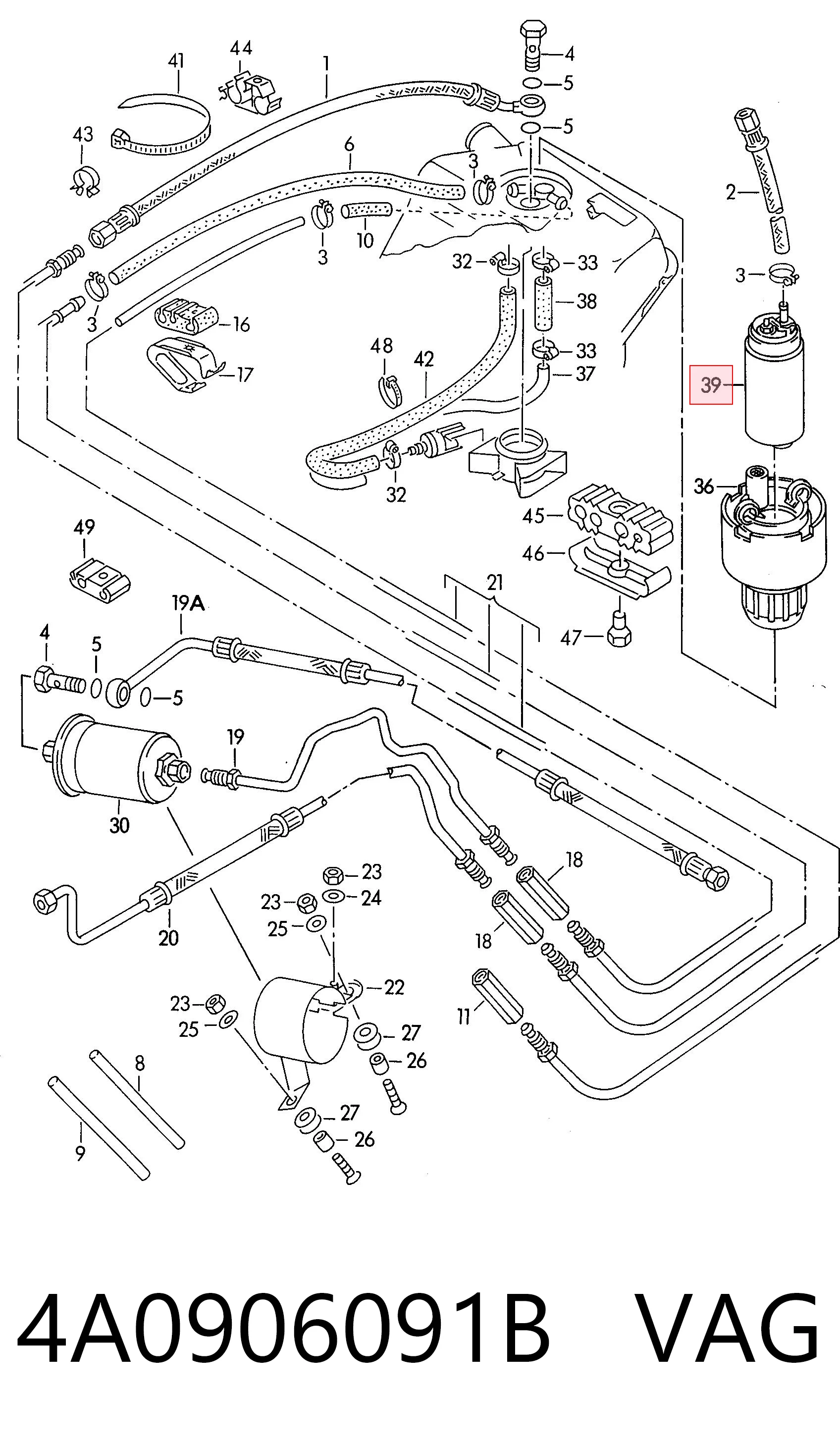  Unidad de alimentación de combustible Seat Altea 