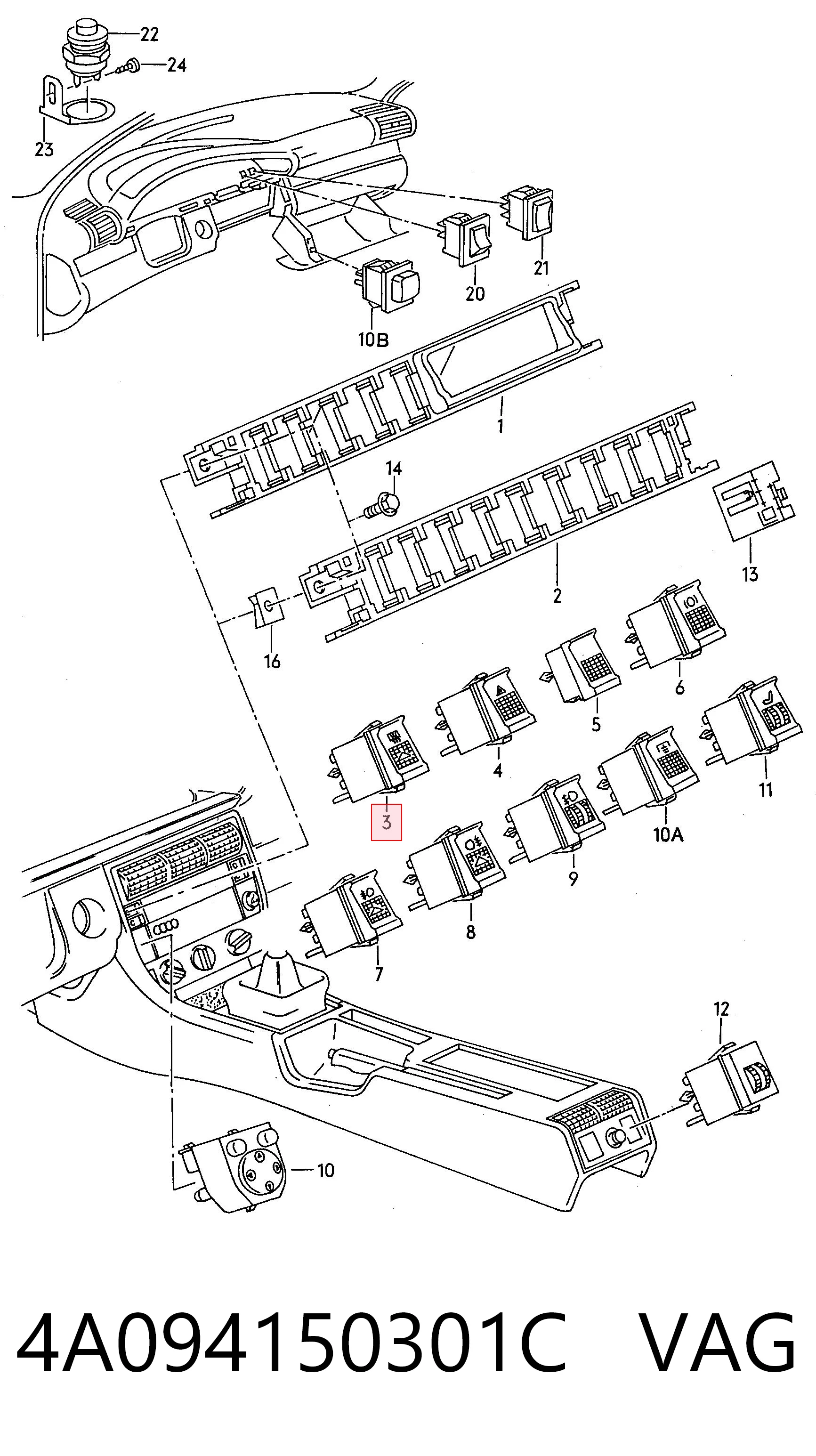 4A094150301C VAG