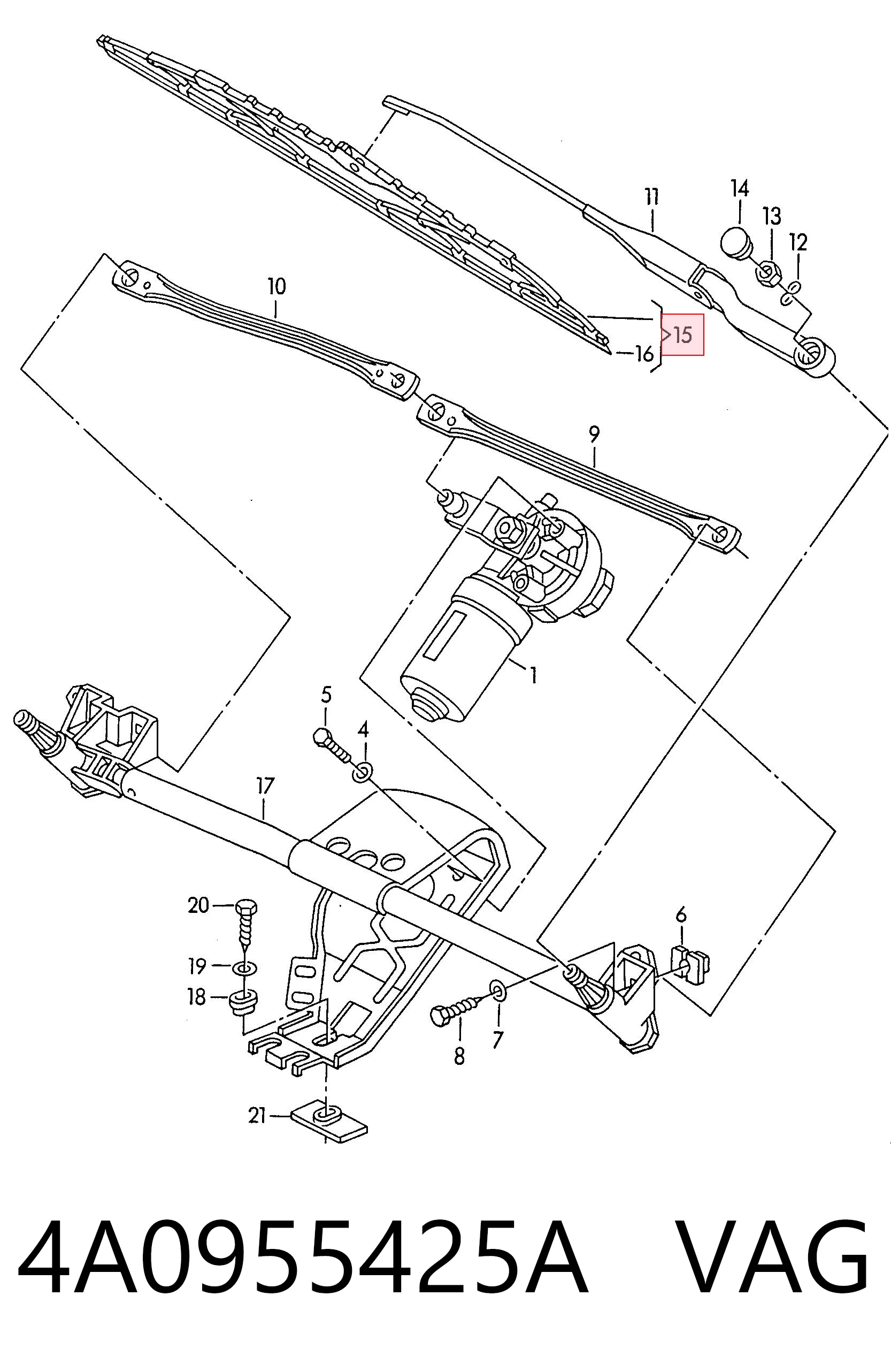 4A0955425A VAG