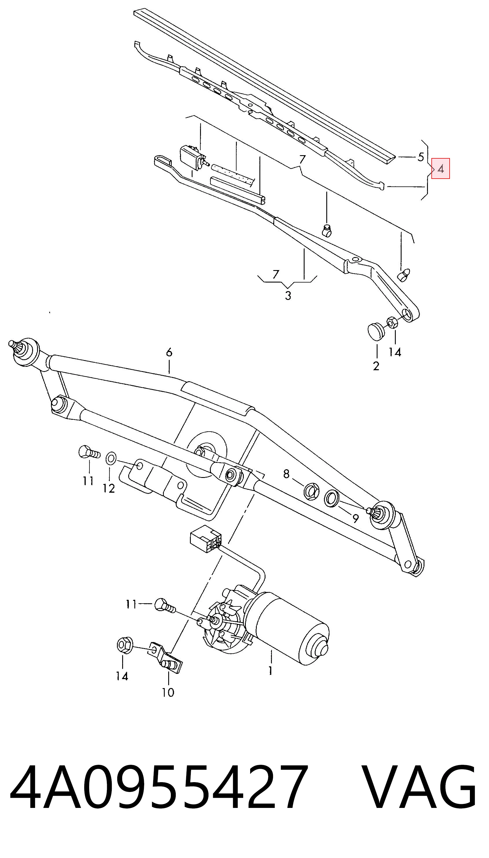 4A0955427 VAG