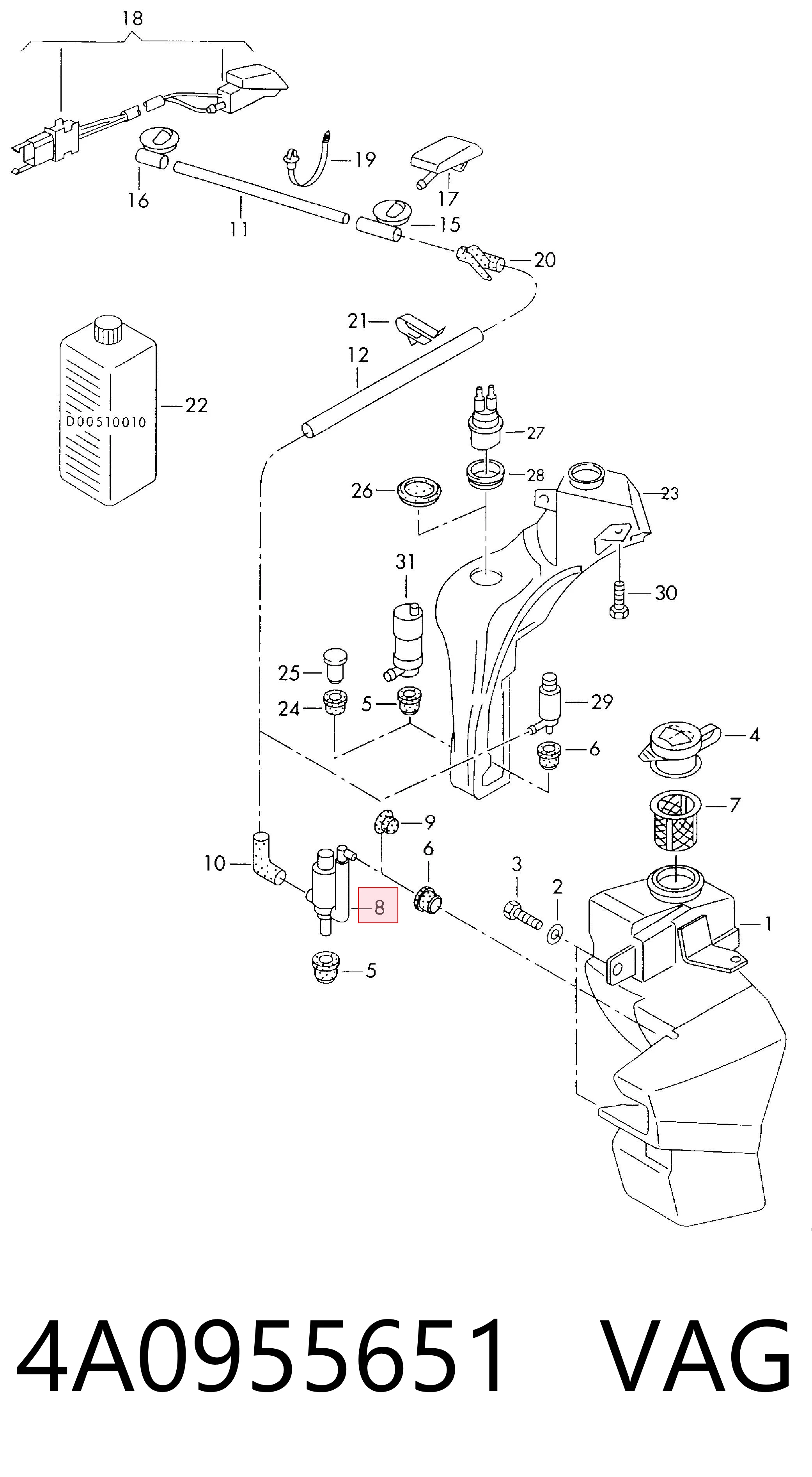 4A0955651 VAG