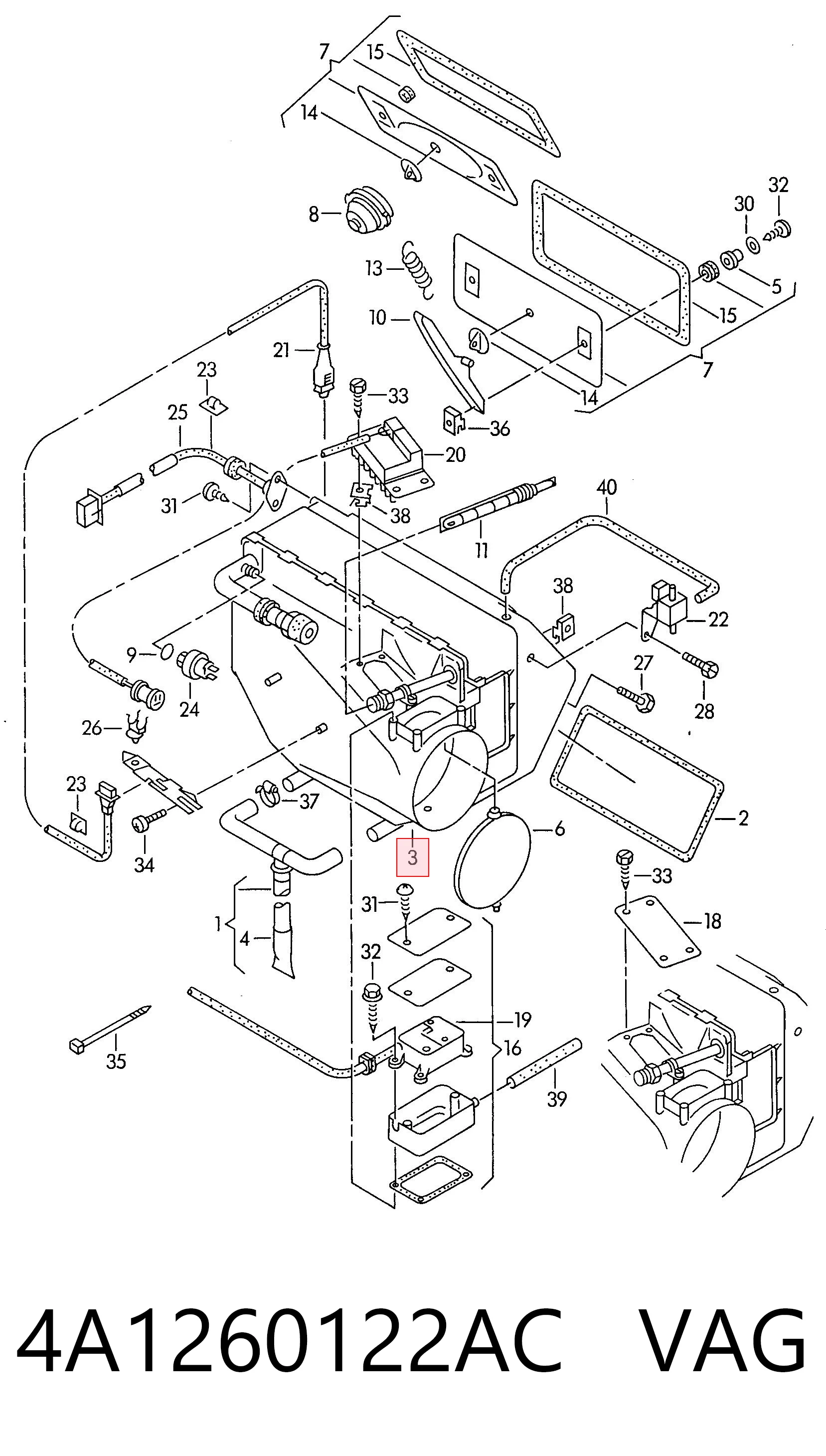 Comprar Evaporador de aire acondicionado Audi A6  4A5 a bajo precio
