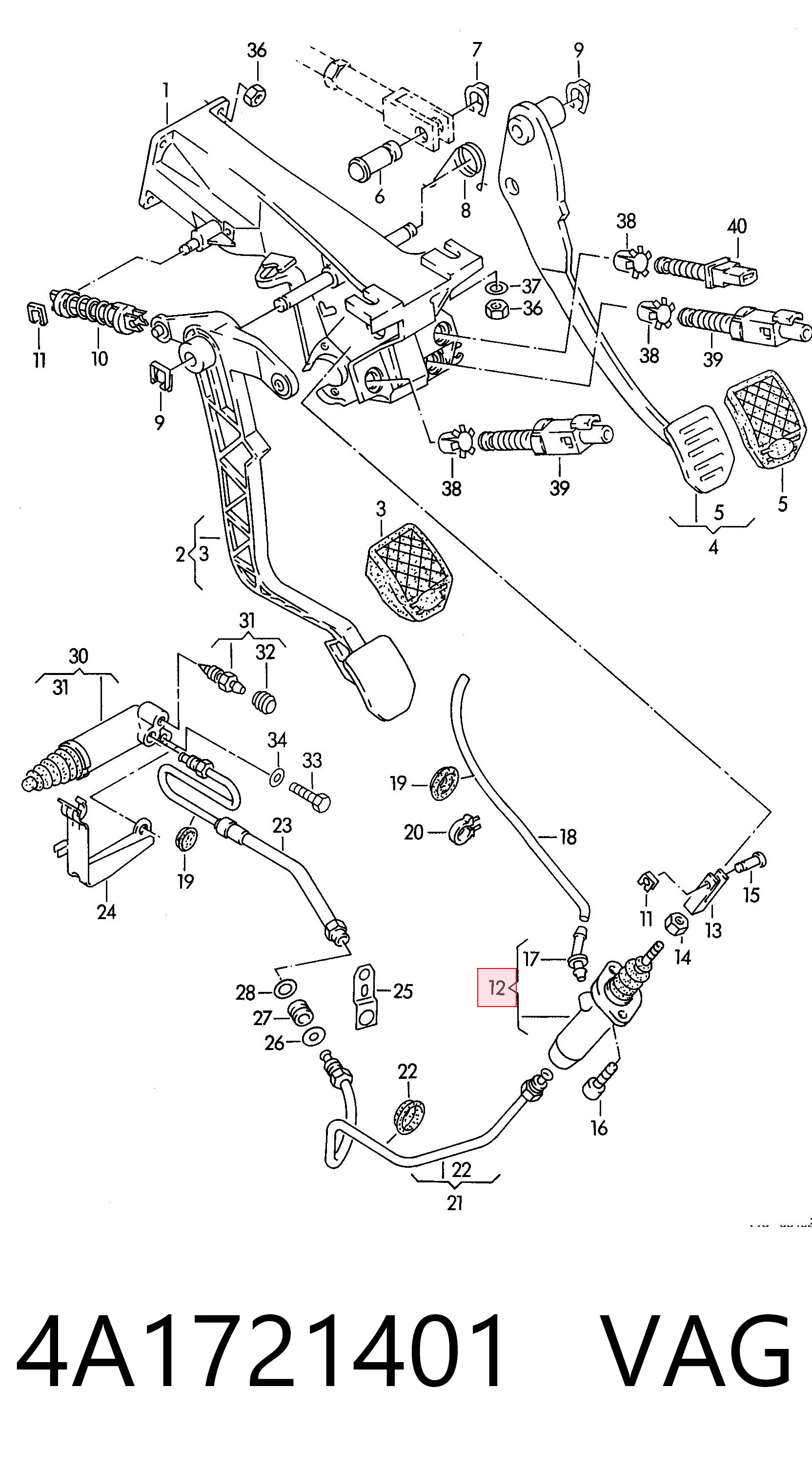 4A1721401 VAG