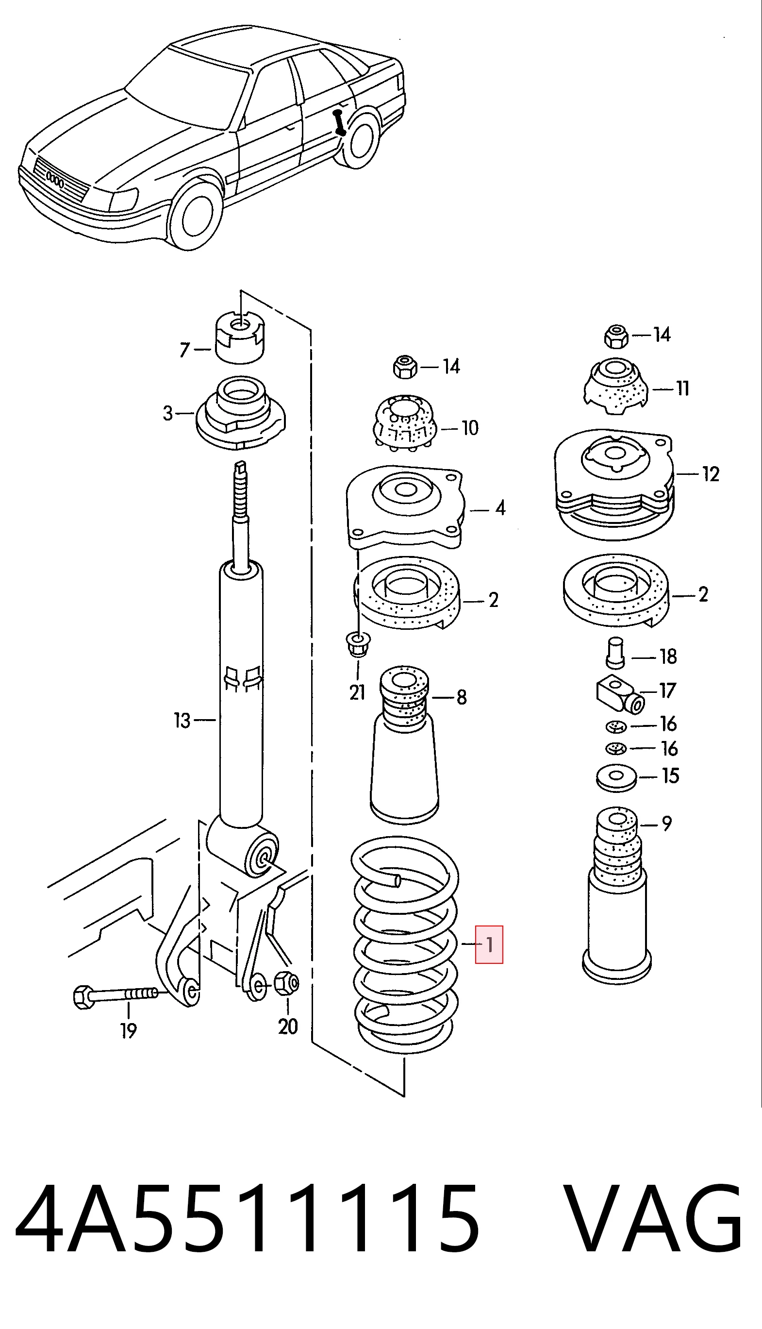 4A5511115 VAG