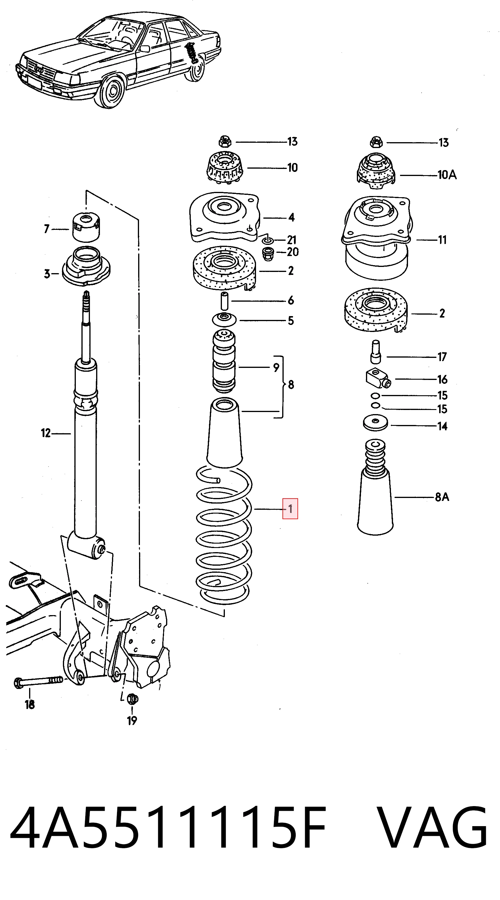 4A5511115F VAG