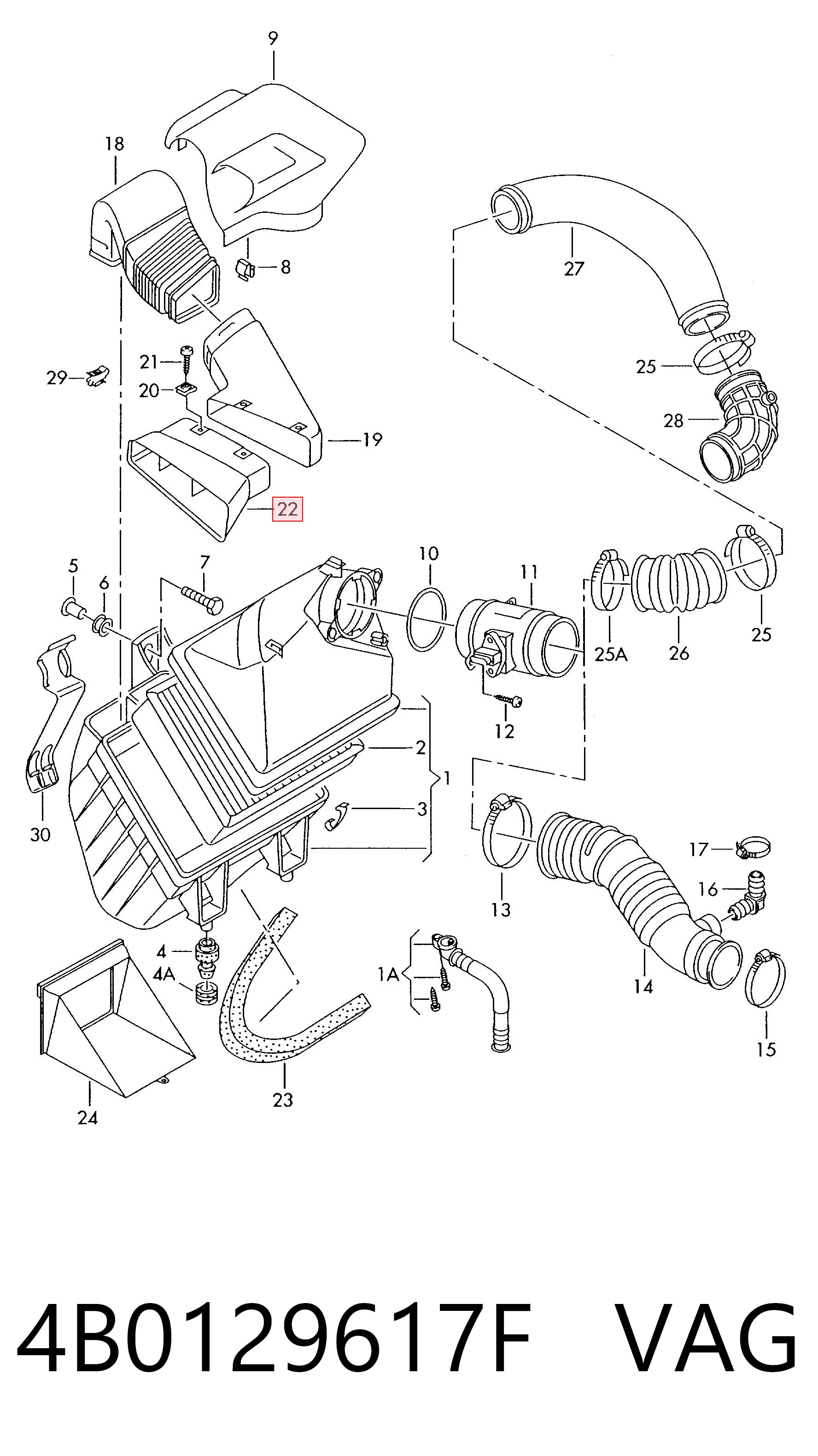 4B0129617F VAG