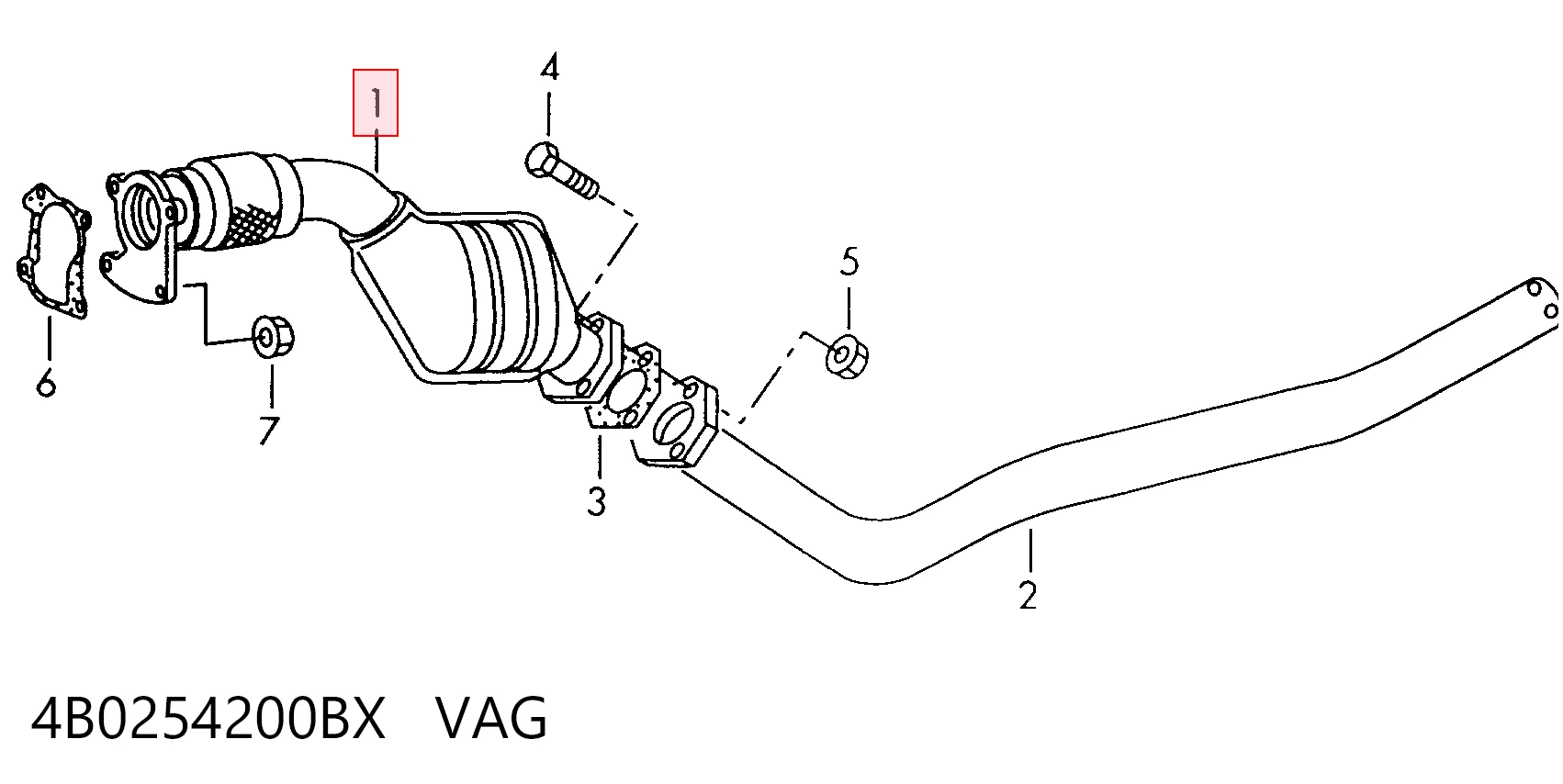 4B0254200BX VAG