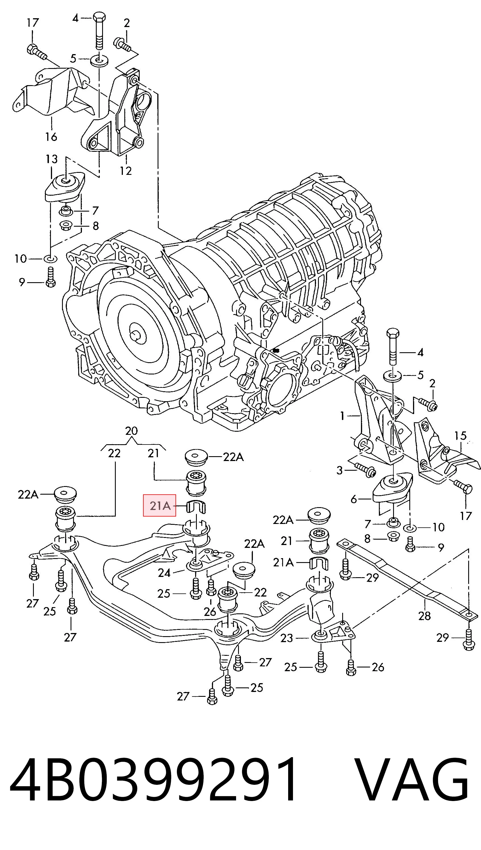 4B0399291 VAG