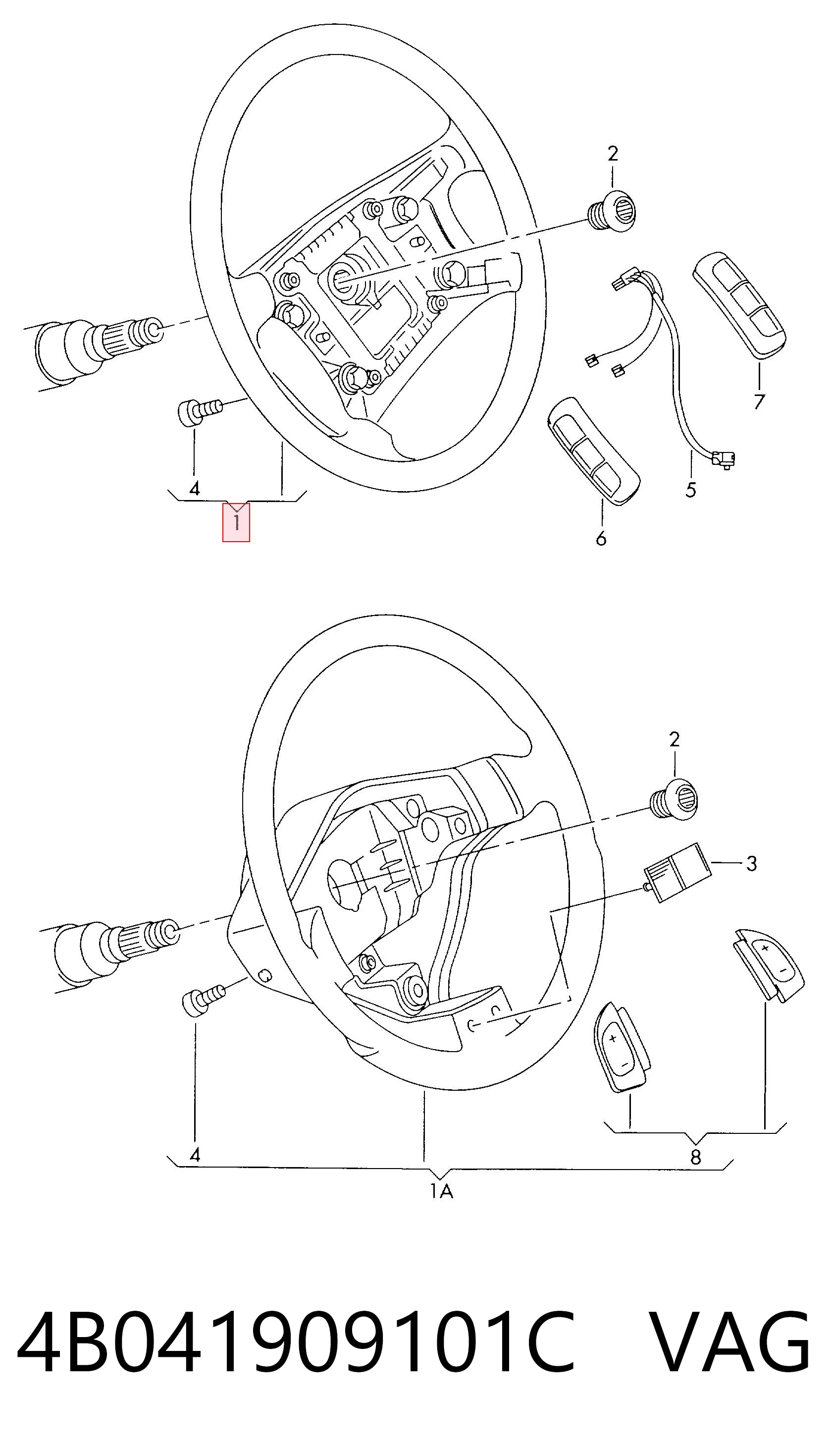 4B041909101C VAG
