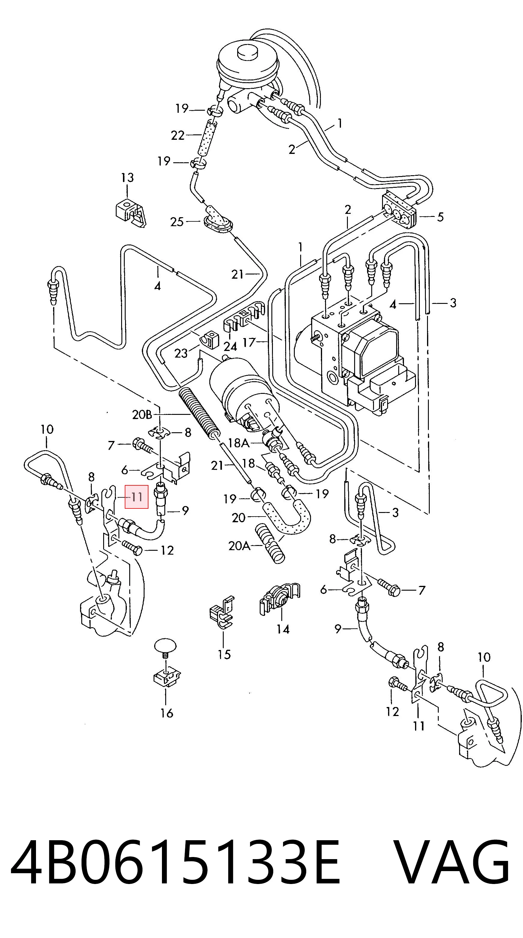 4B0615133E VAG