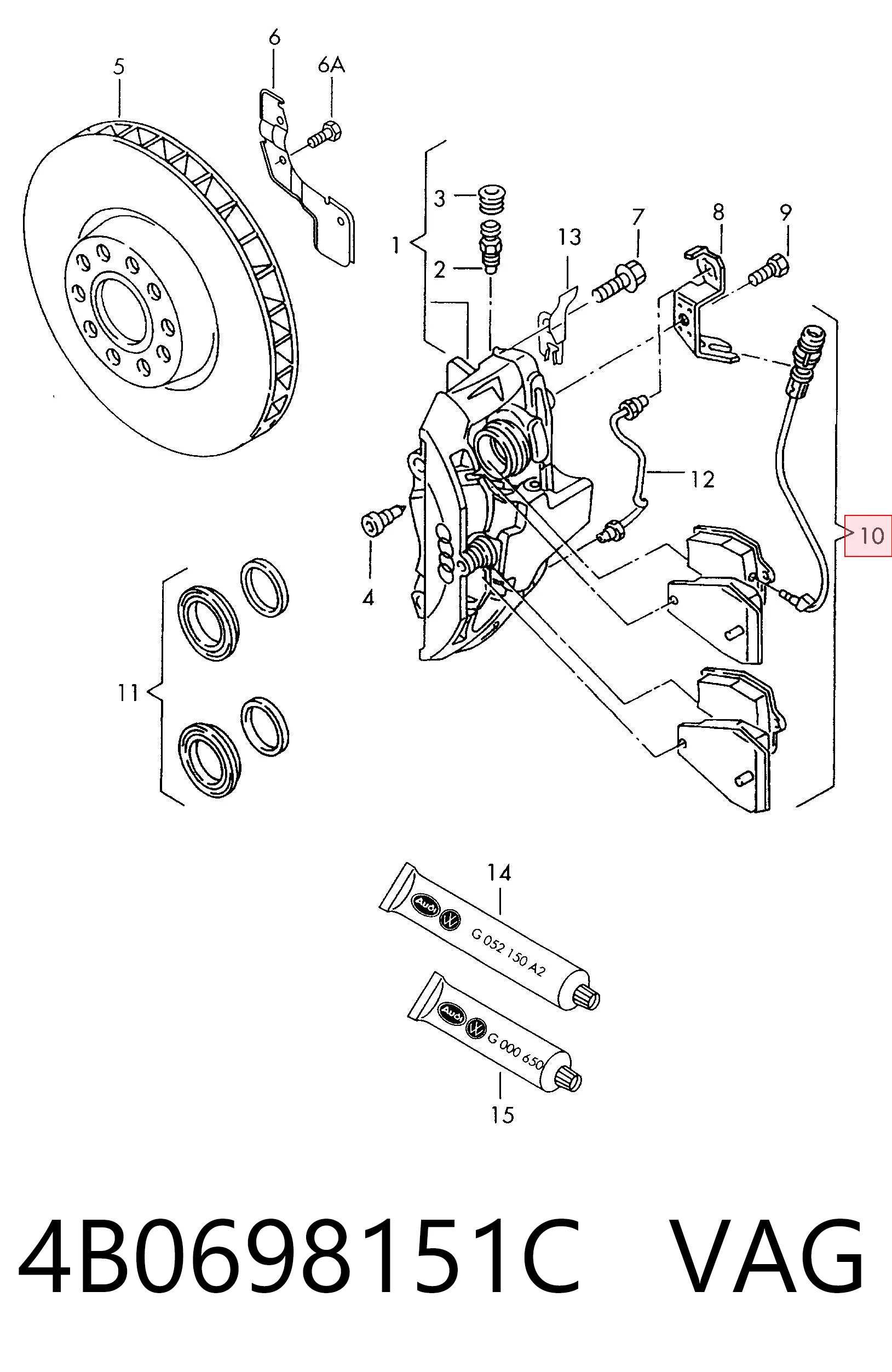 4B0698151C VAG