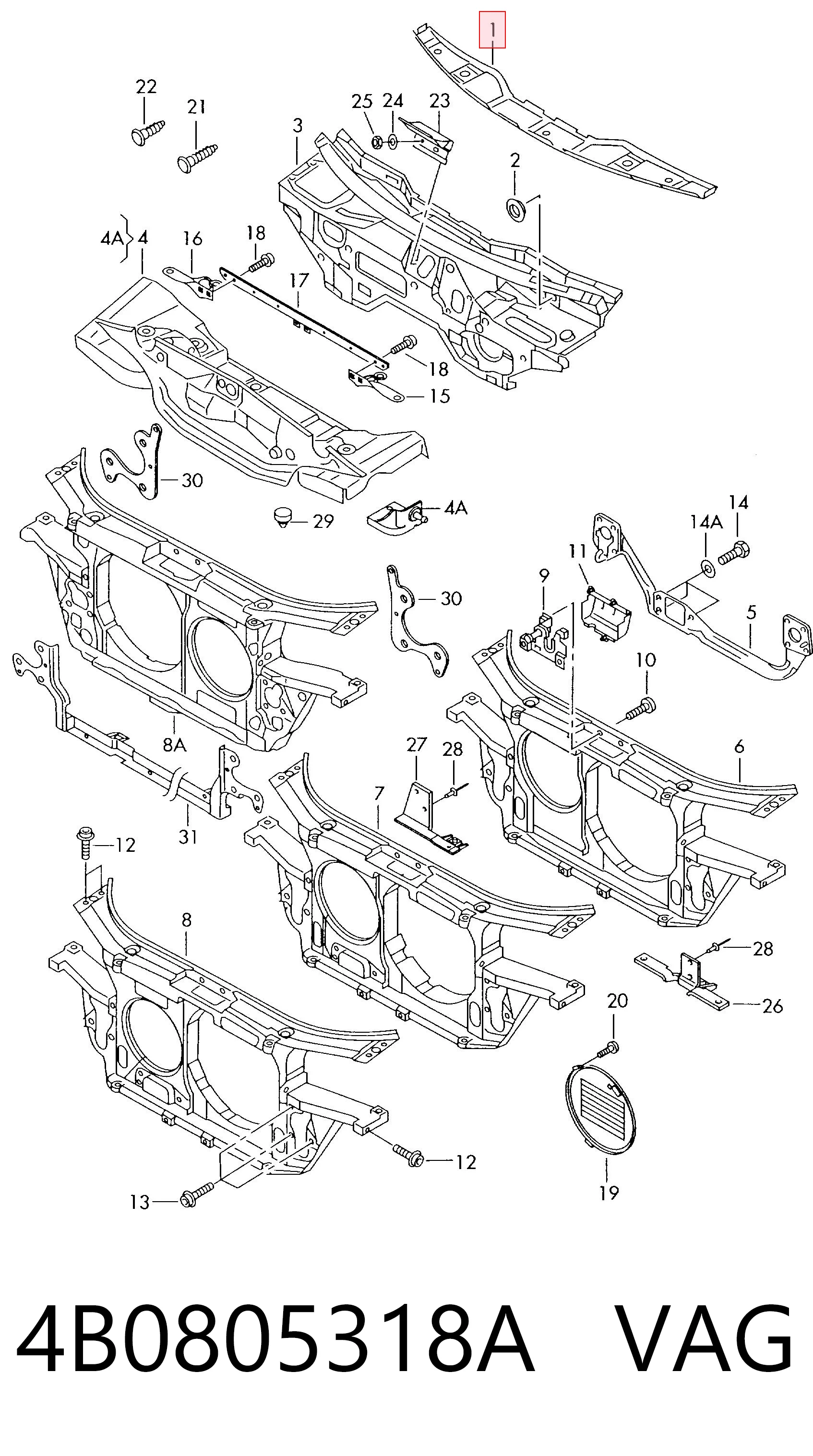 4B0805318A VAG