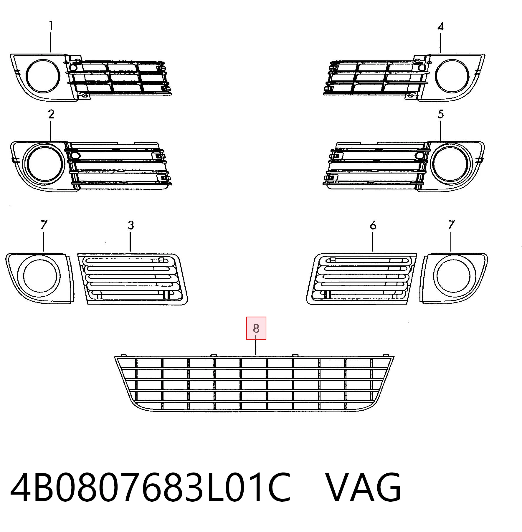 4B0807683L01C VAG