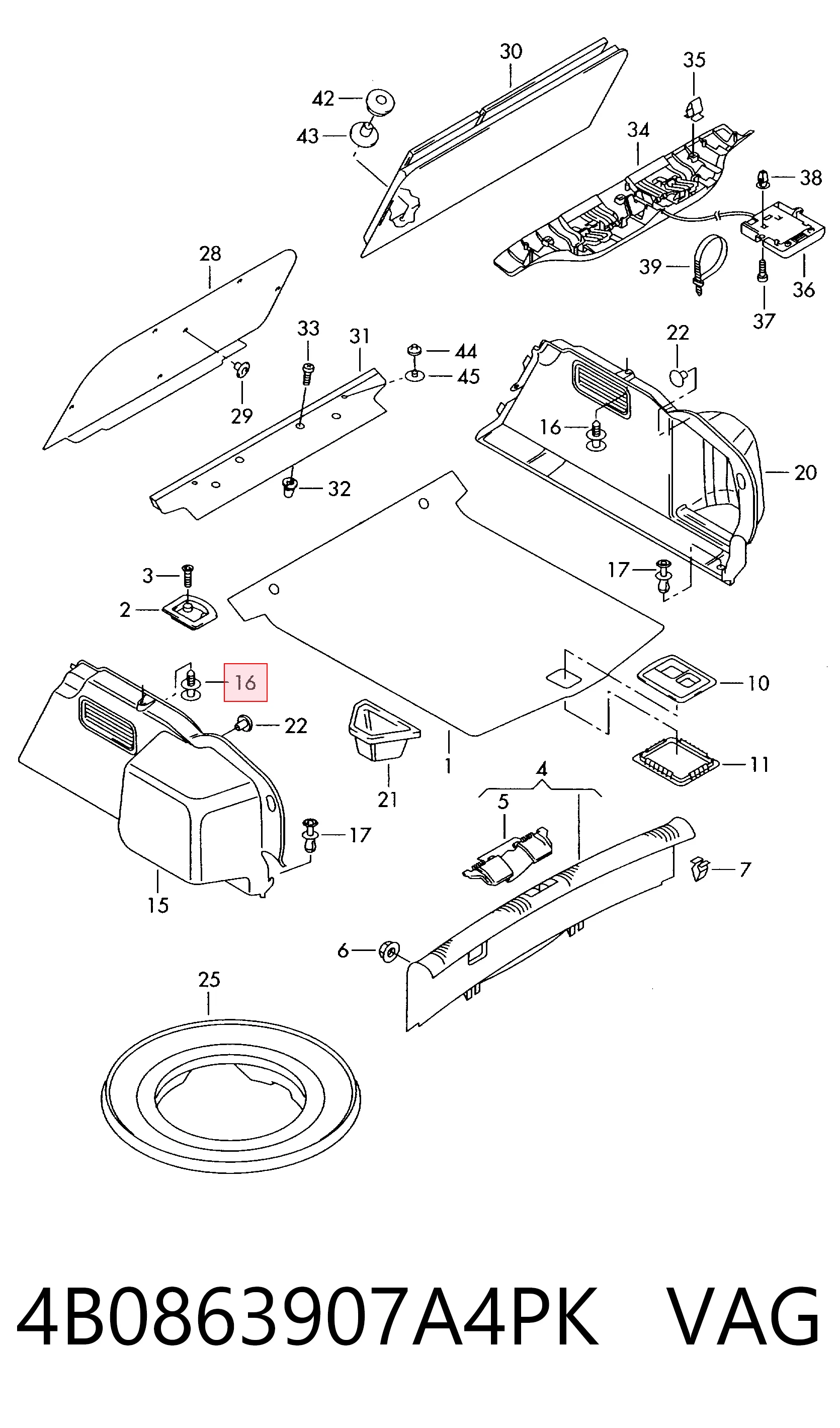 4B0863907A4PK VAG