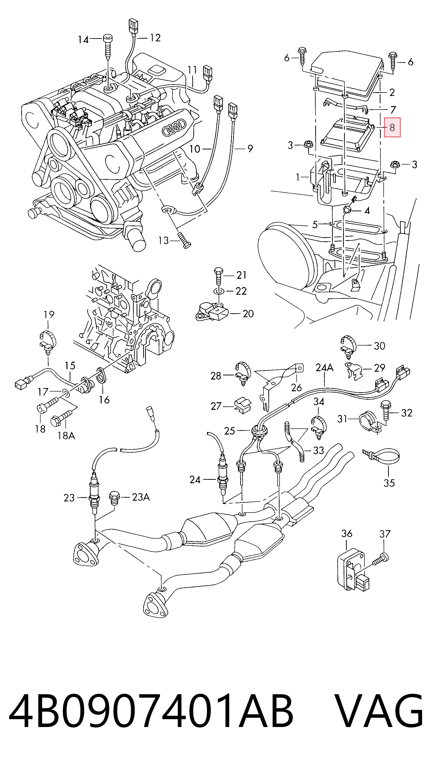 4B0907401AB VAG