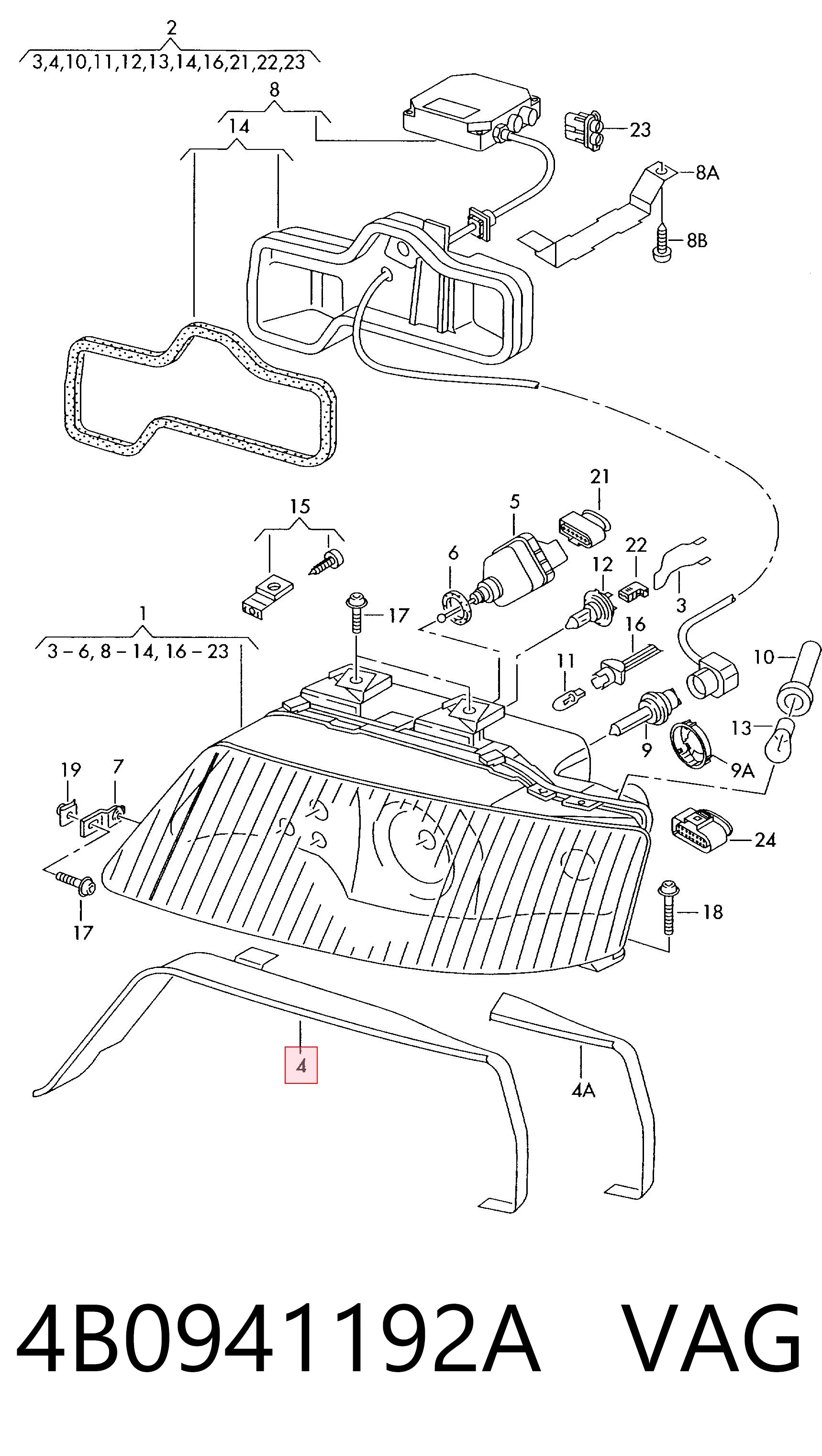 4B0941192A VAG 