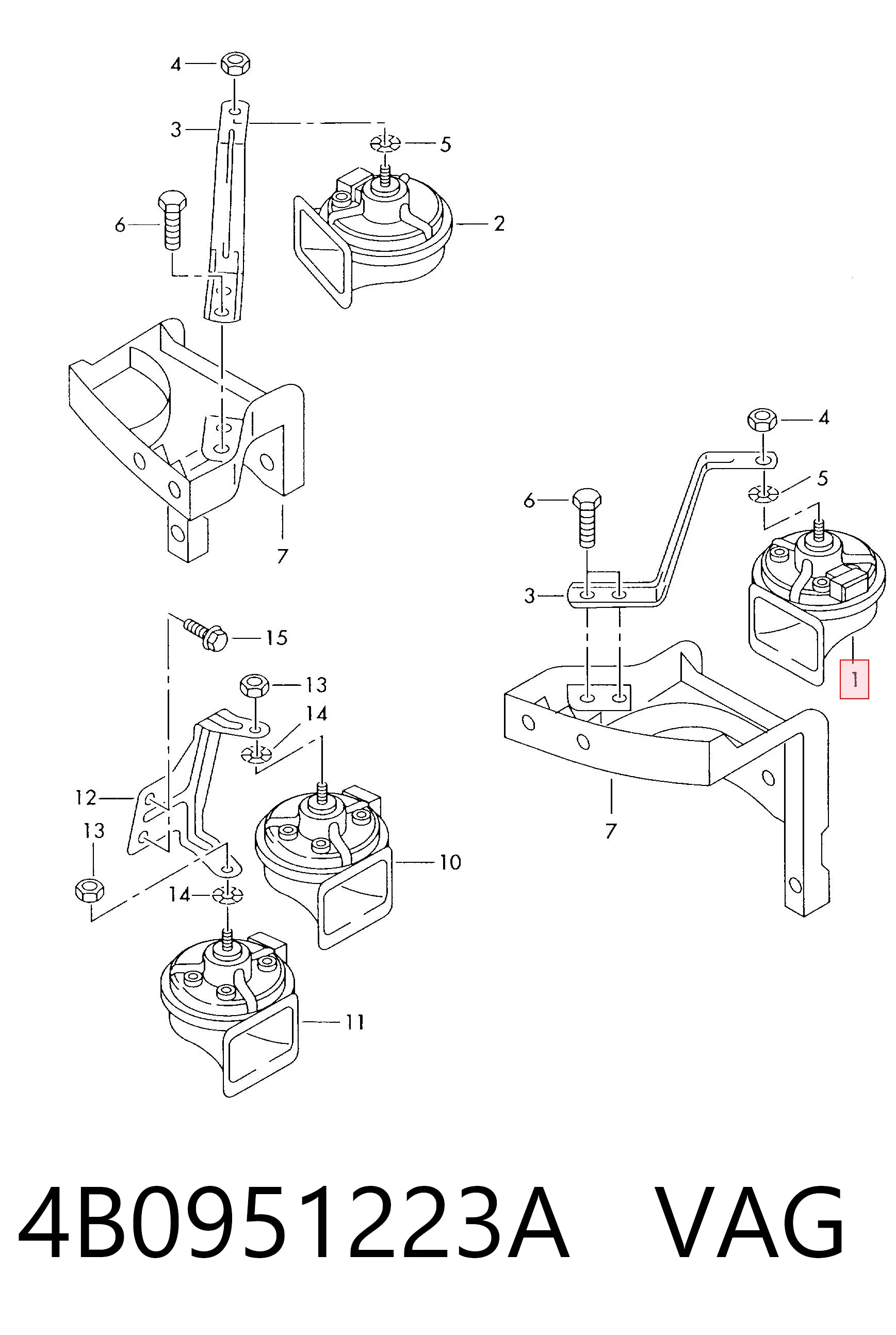 Comprar Claxon Renault Clio SYMBOL LB0, LB1, LB2