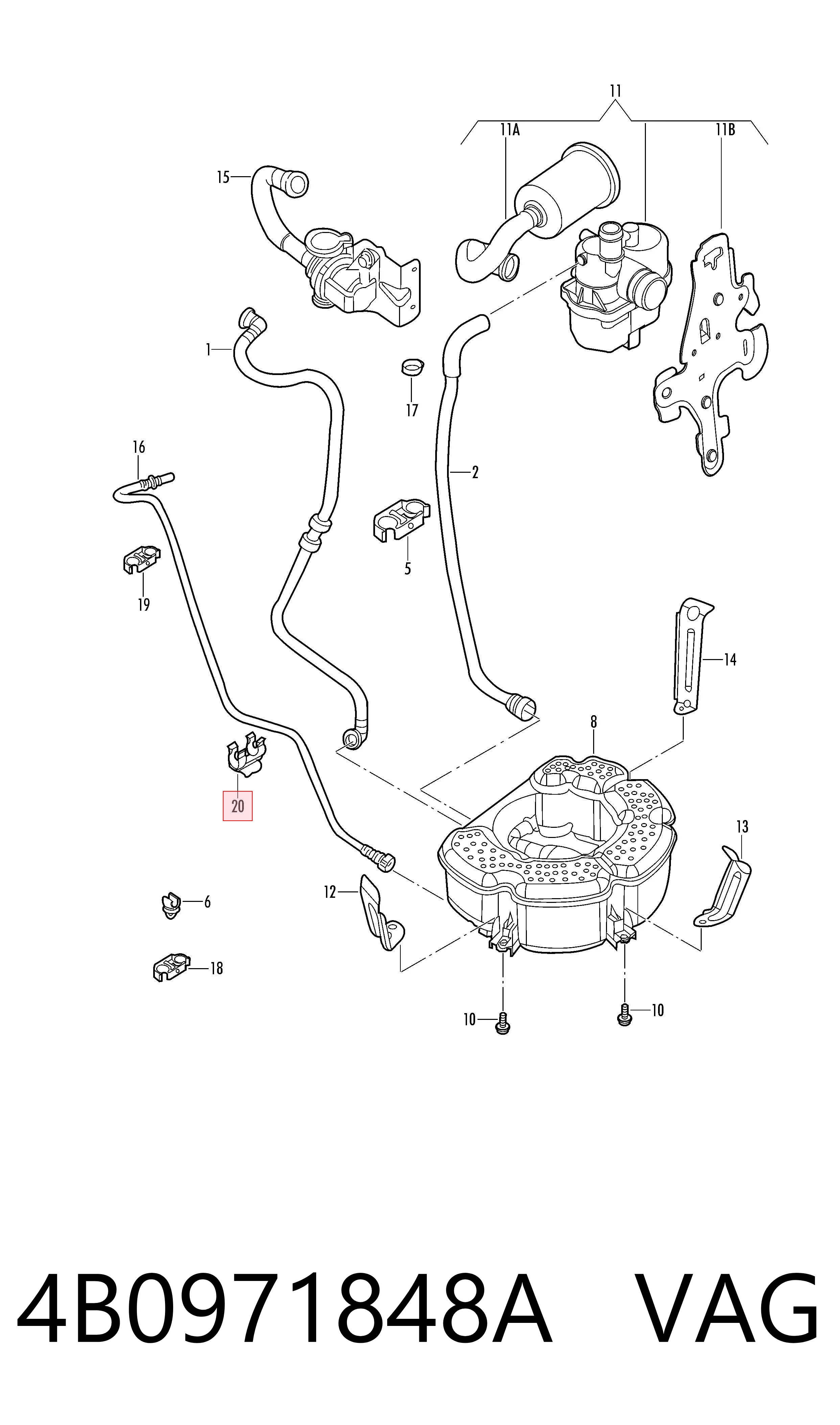 4B0971848A VAG