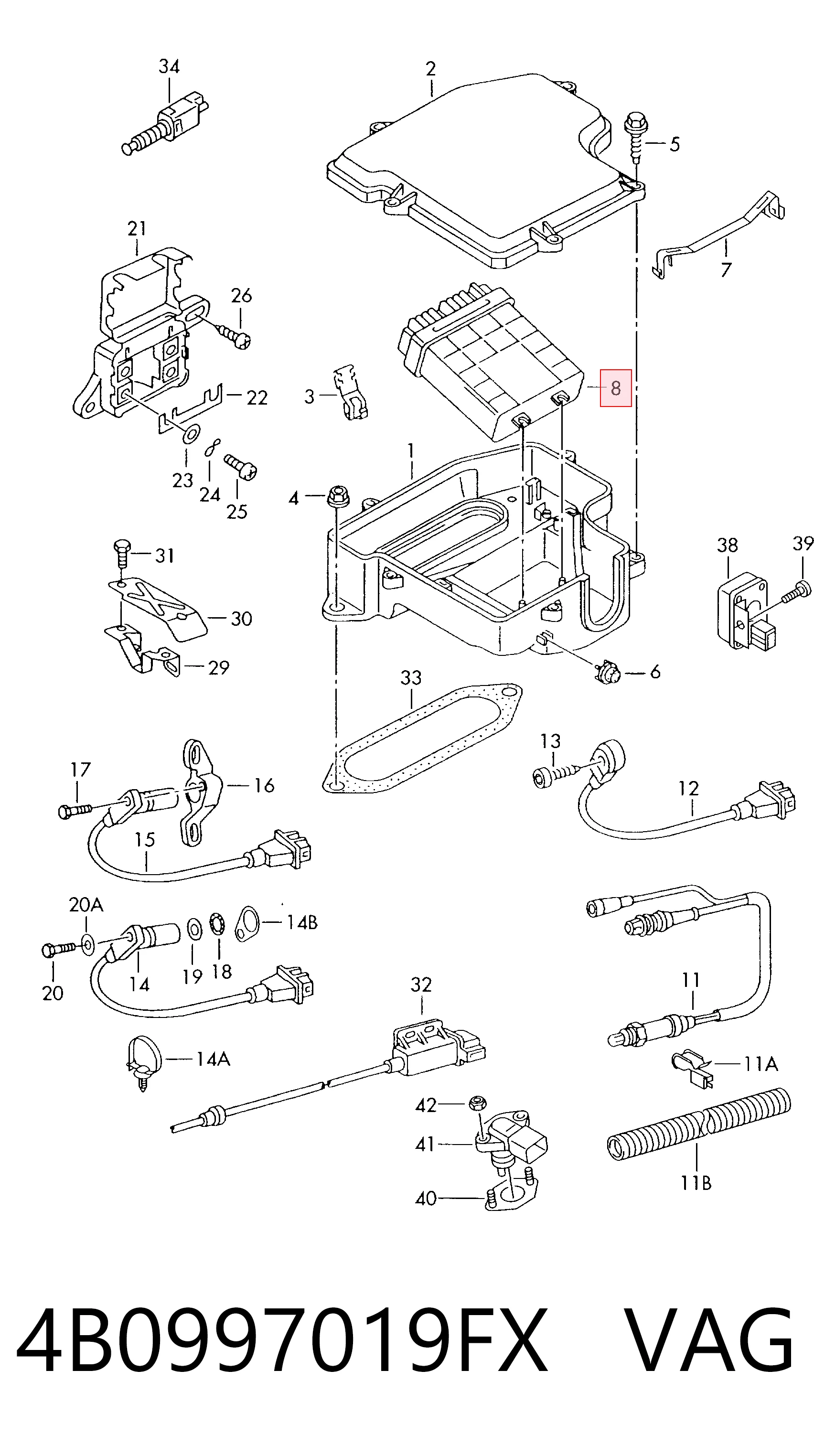 4B0997019FX VAG