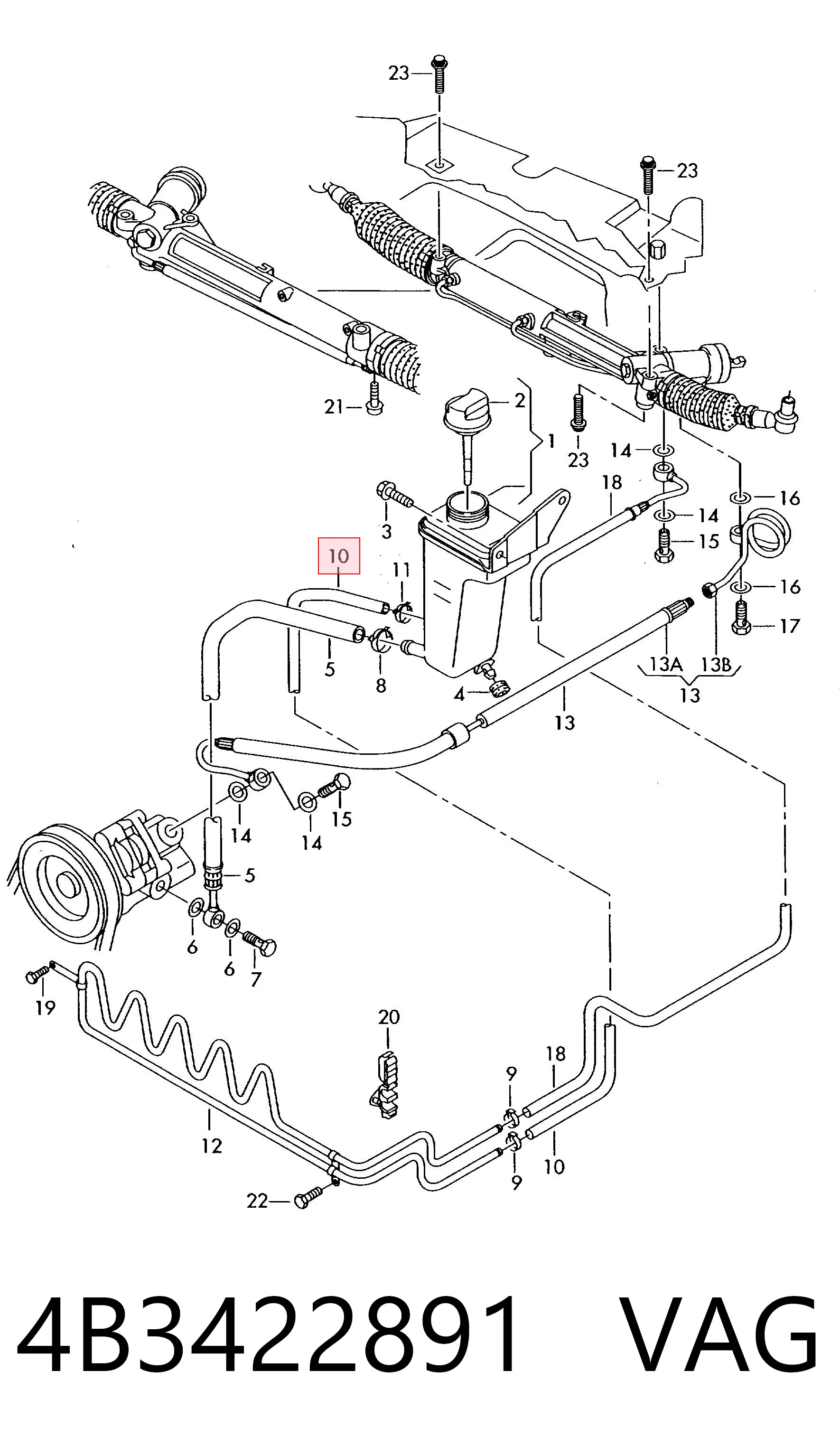 4B3422891 VAG