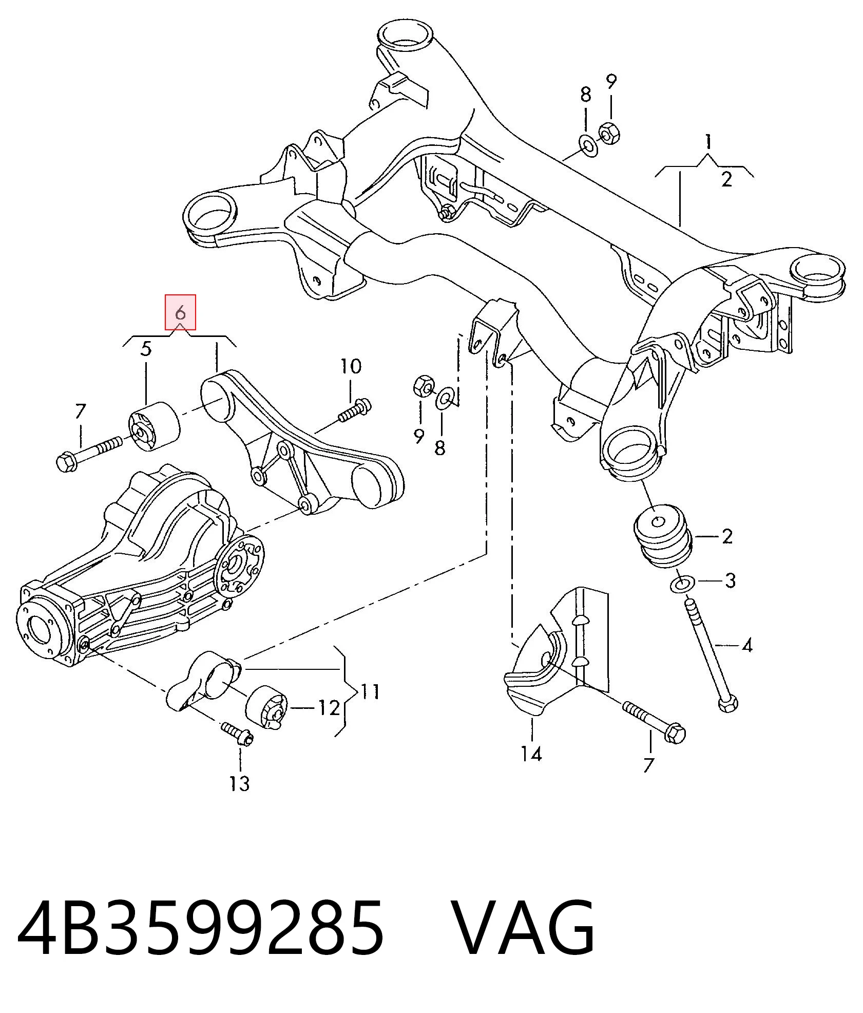 4B3599285 VAG
