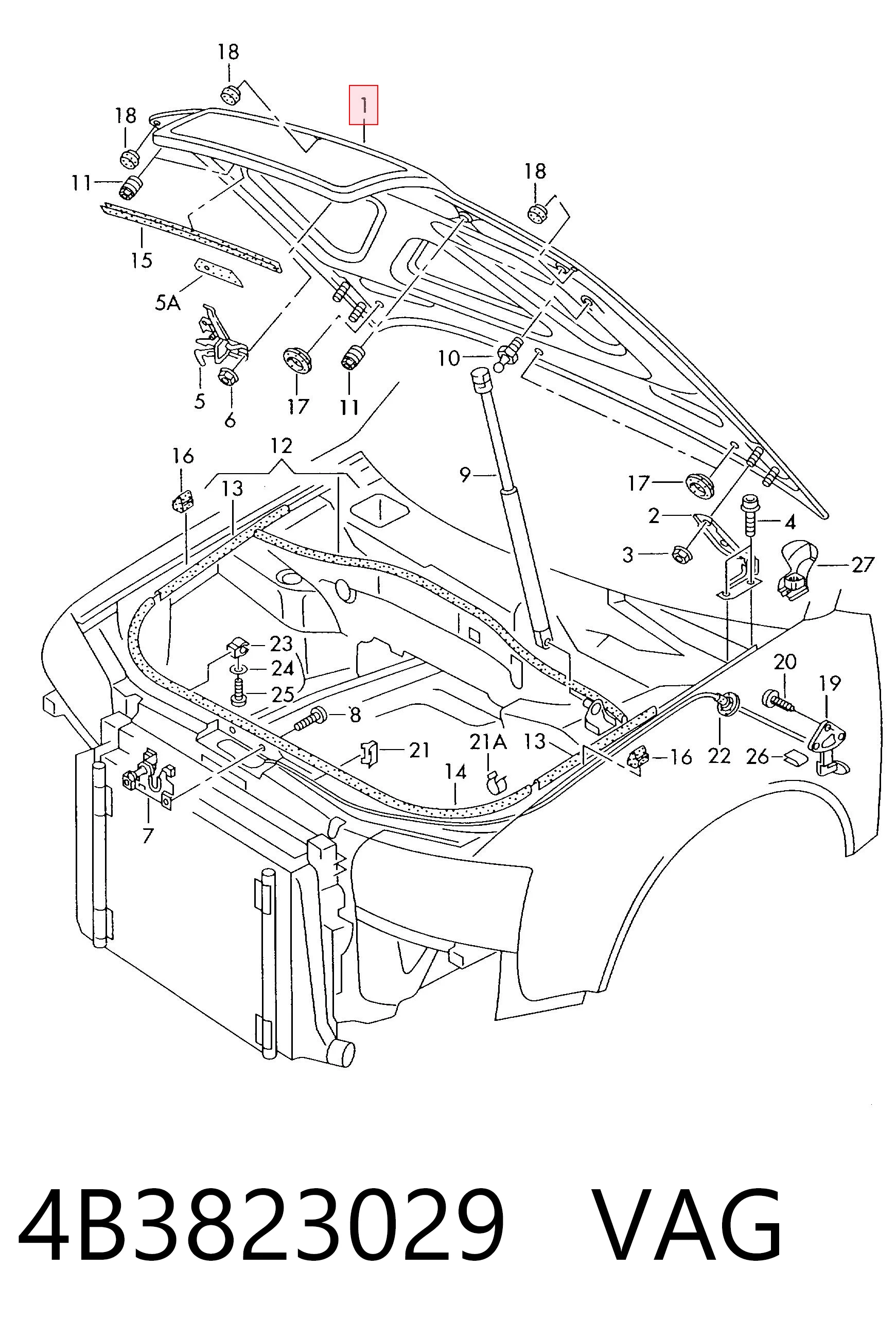 4B3823029 VAG