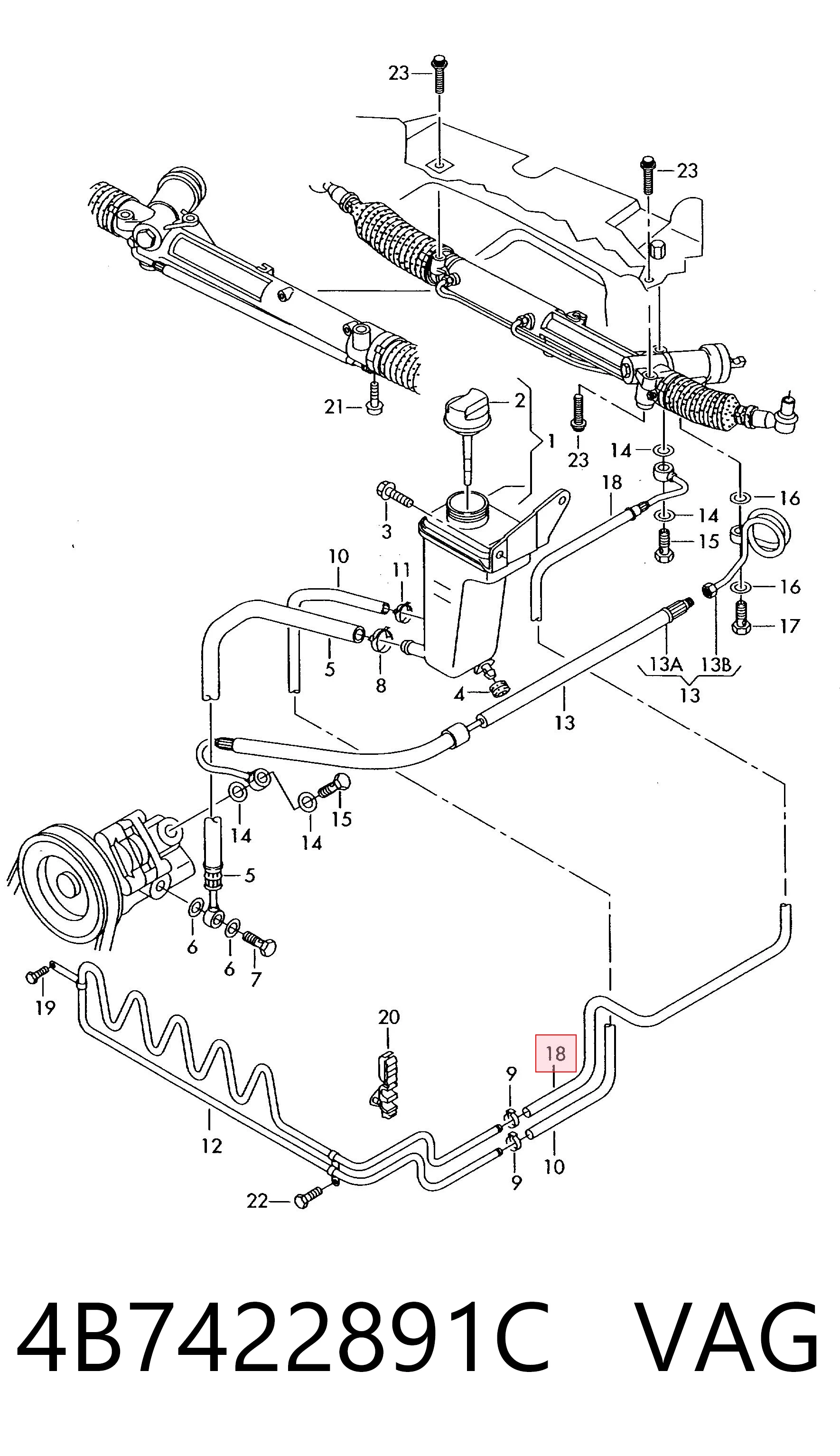 4B7422891C VAG