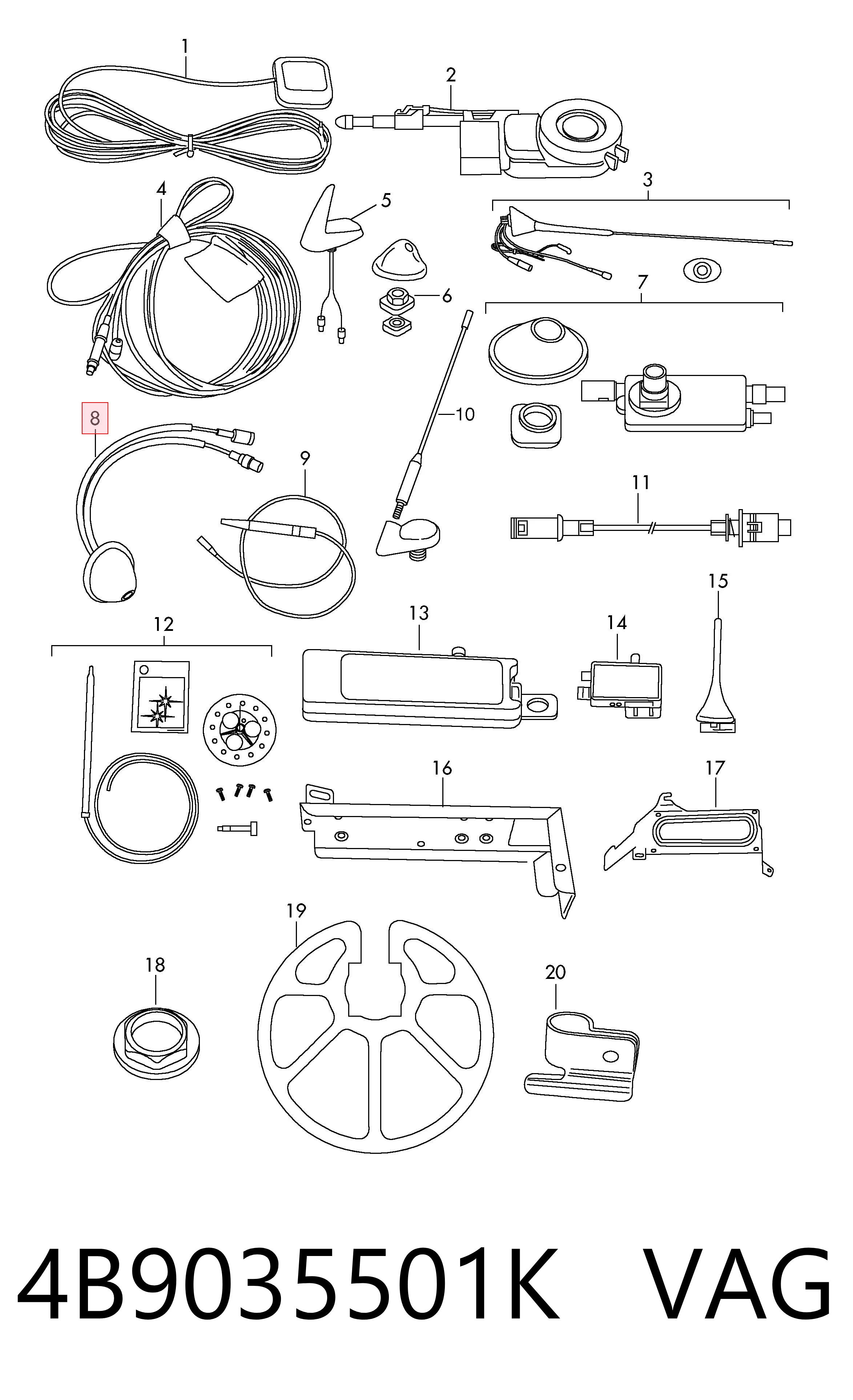 4B9035501K VAG